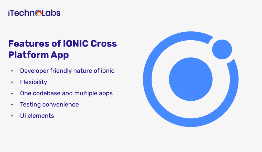 features of ionic cross platform app itechnolabs