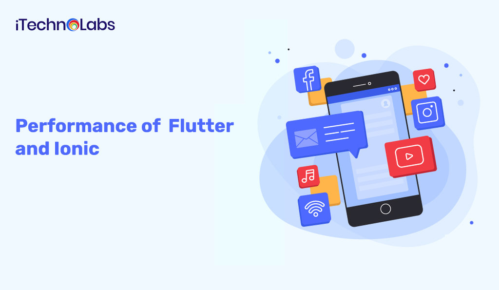 Performance of flutter and ionic itechnolabs