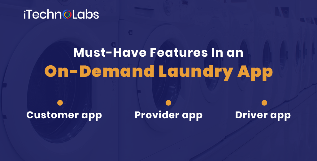Features in on demand laundry app itechnolabs