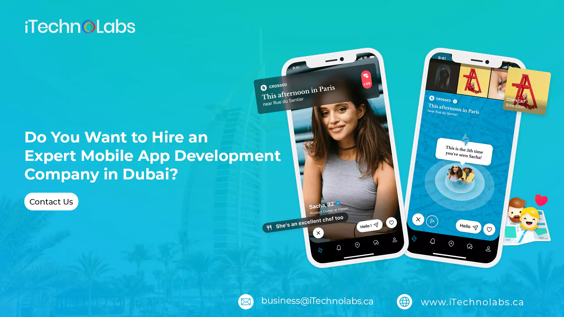 do you want to hire an expert mobile app development company in dubai itechnolabs