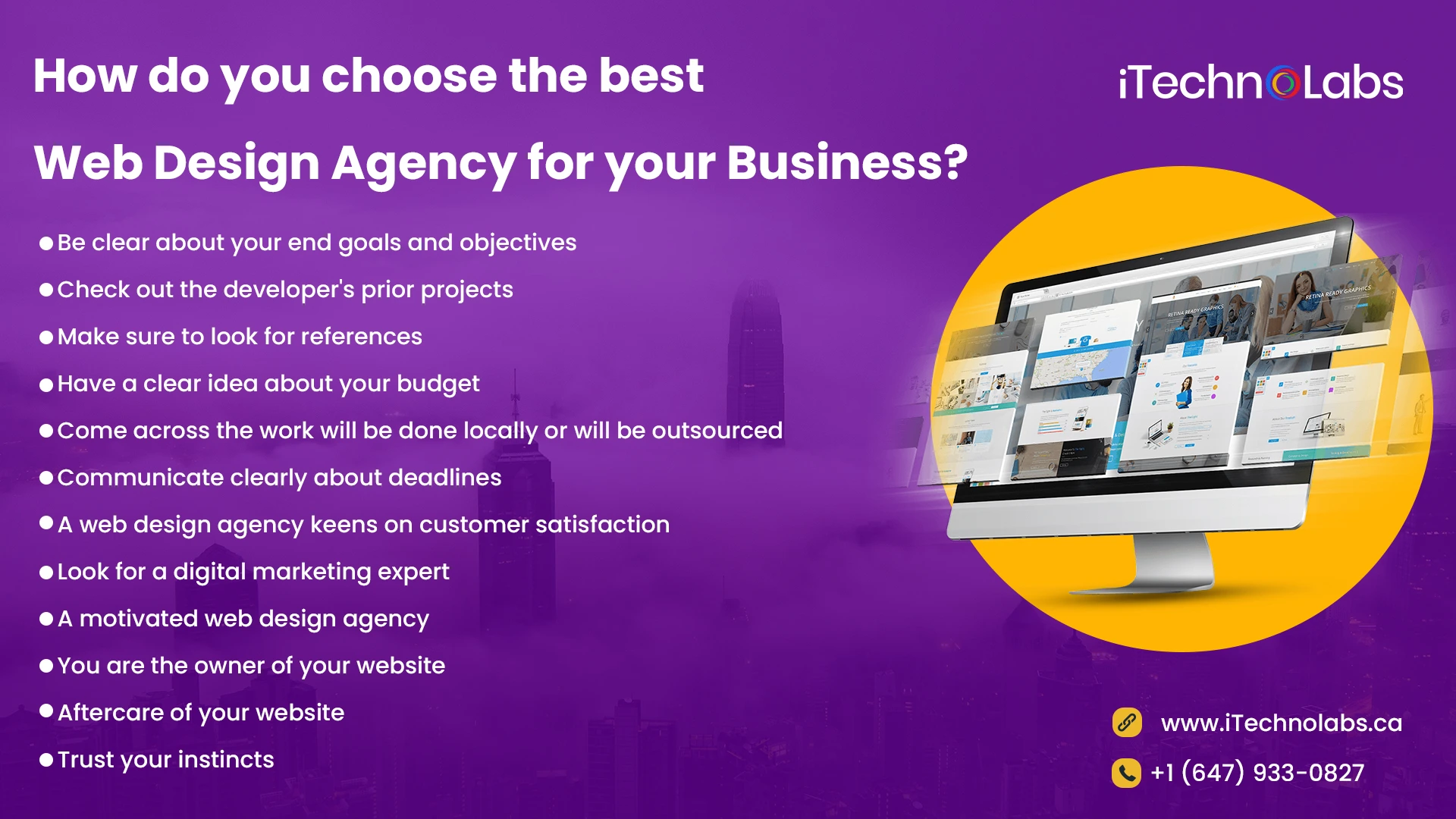 How do you choose the best Web Design Agency for your Business itechnolabs