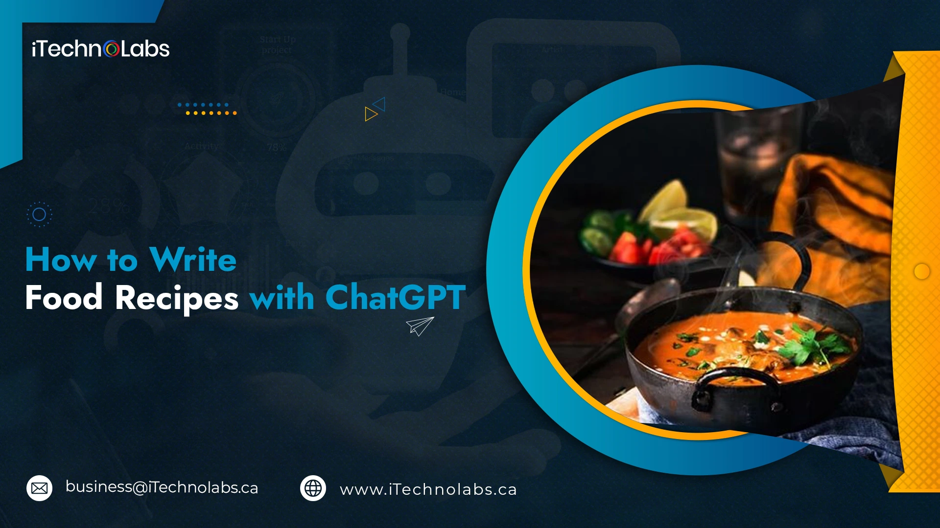 how to write food recipes with chatgpt itechnolabs
