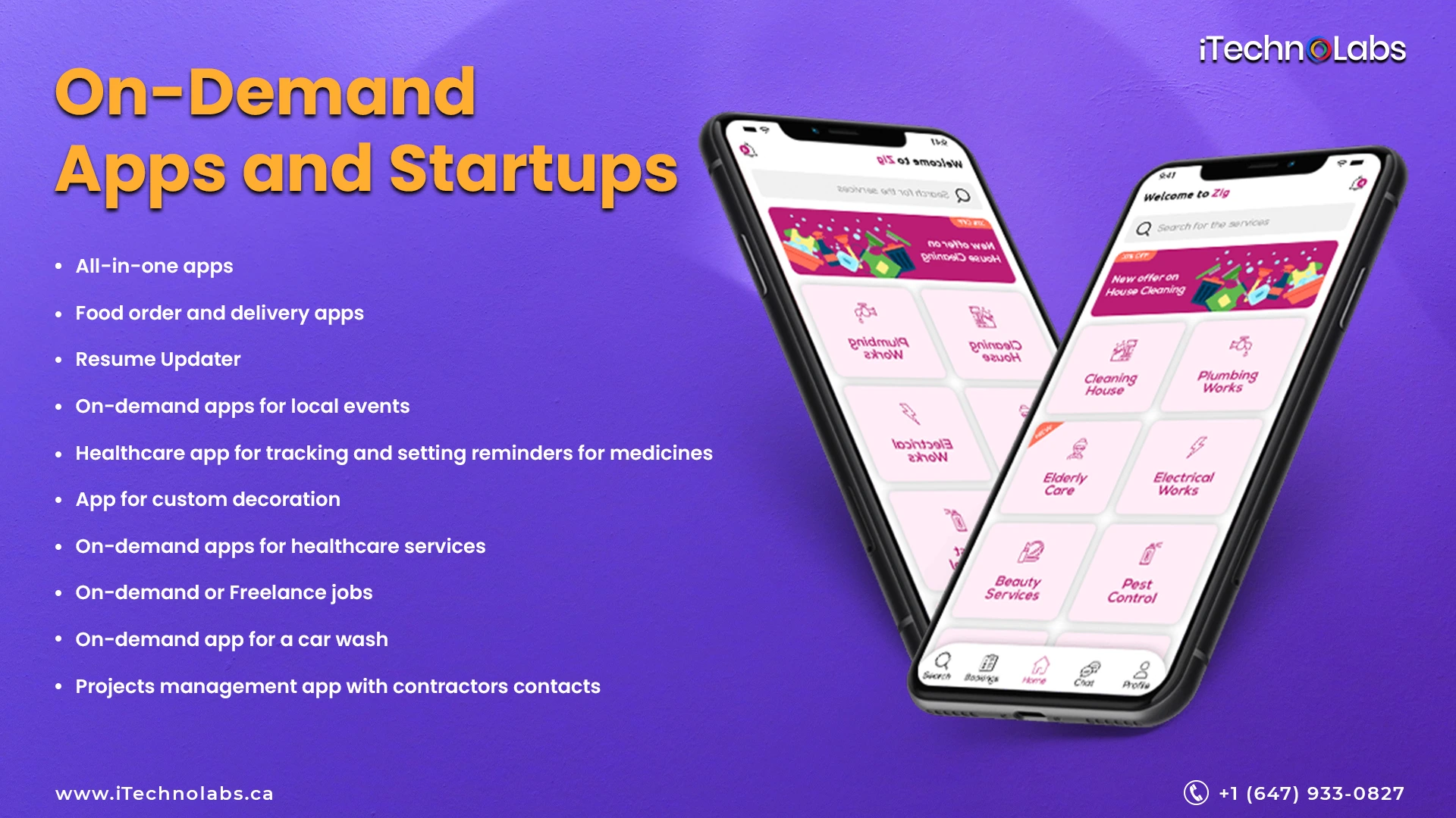 on-demand apps and startups itechnolabs
