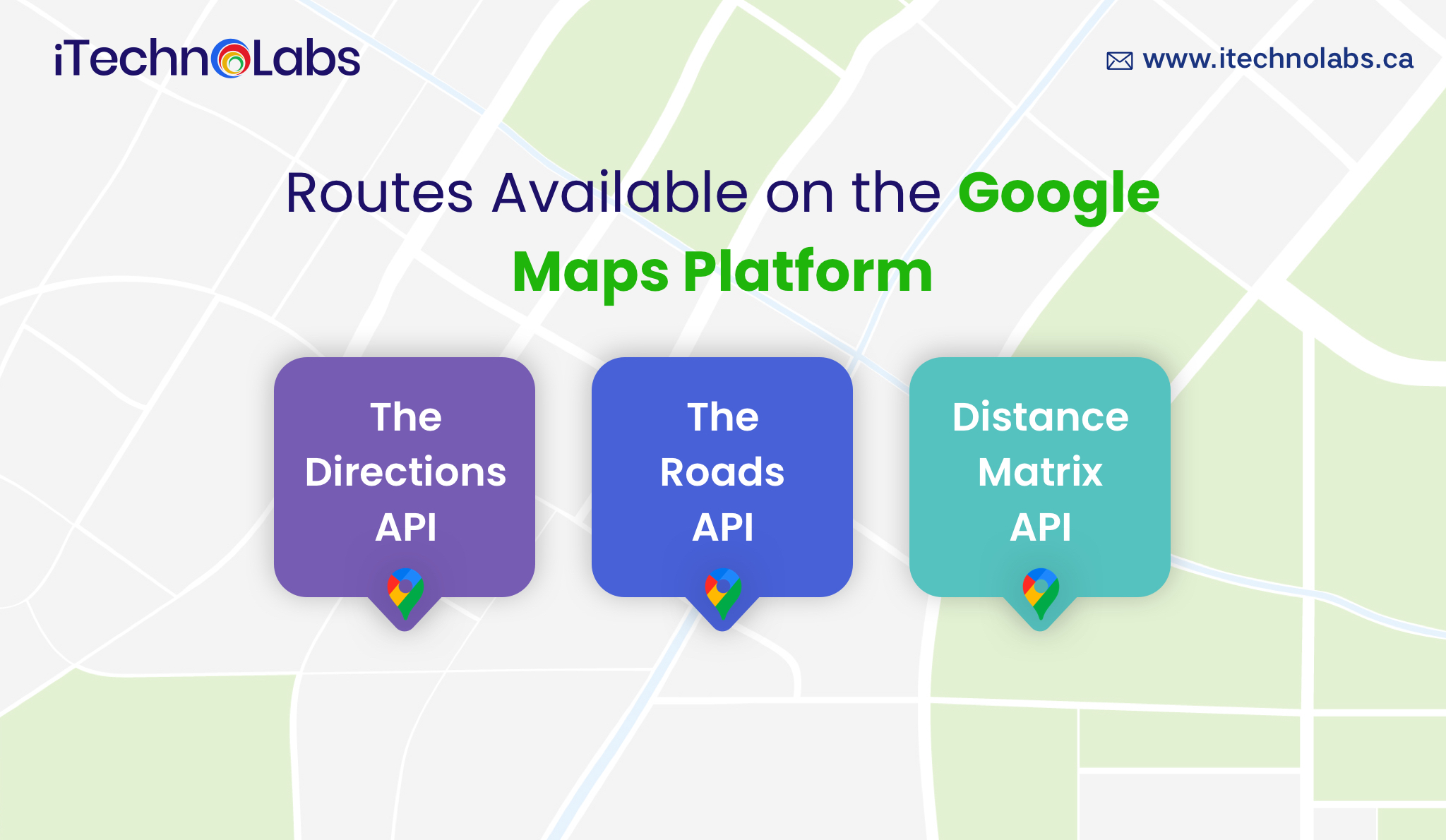 routes available on the google maps platform itechnolabs