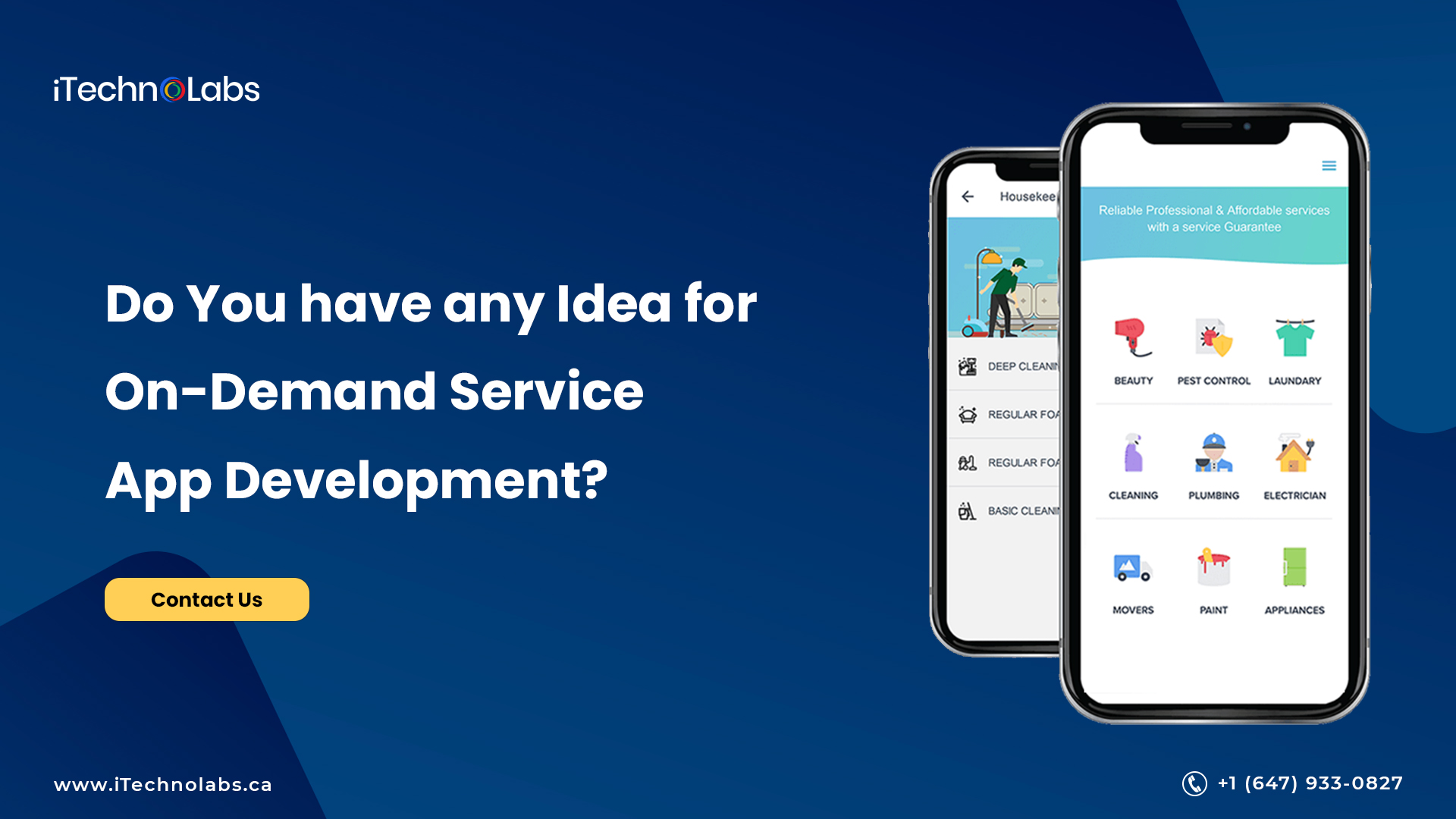 any idea for on-demand service app development itechnolabs