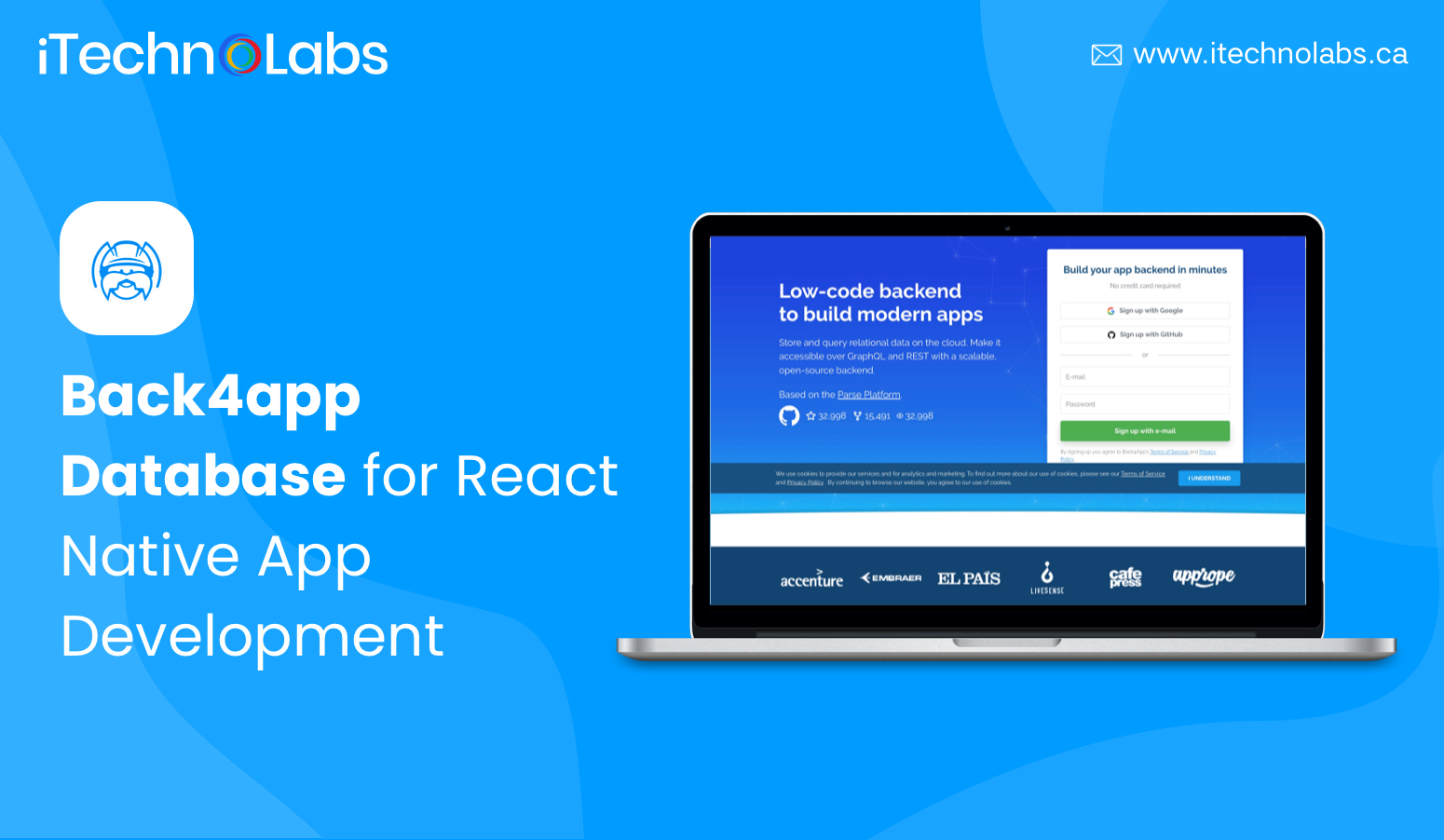 back4app databases for react native app development itechnolabs