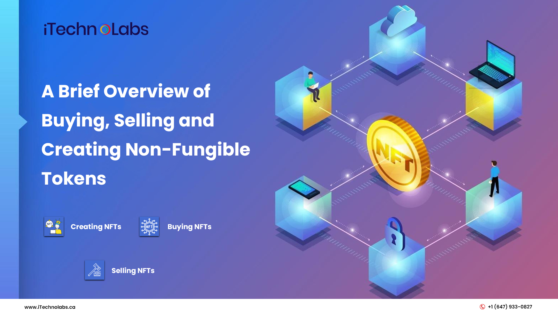a brief overview of buying selling and creating non-fungible tokens itechnolabs