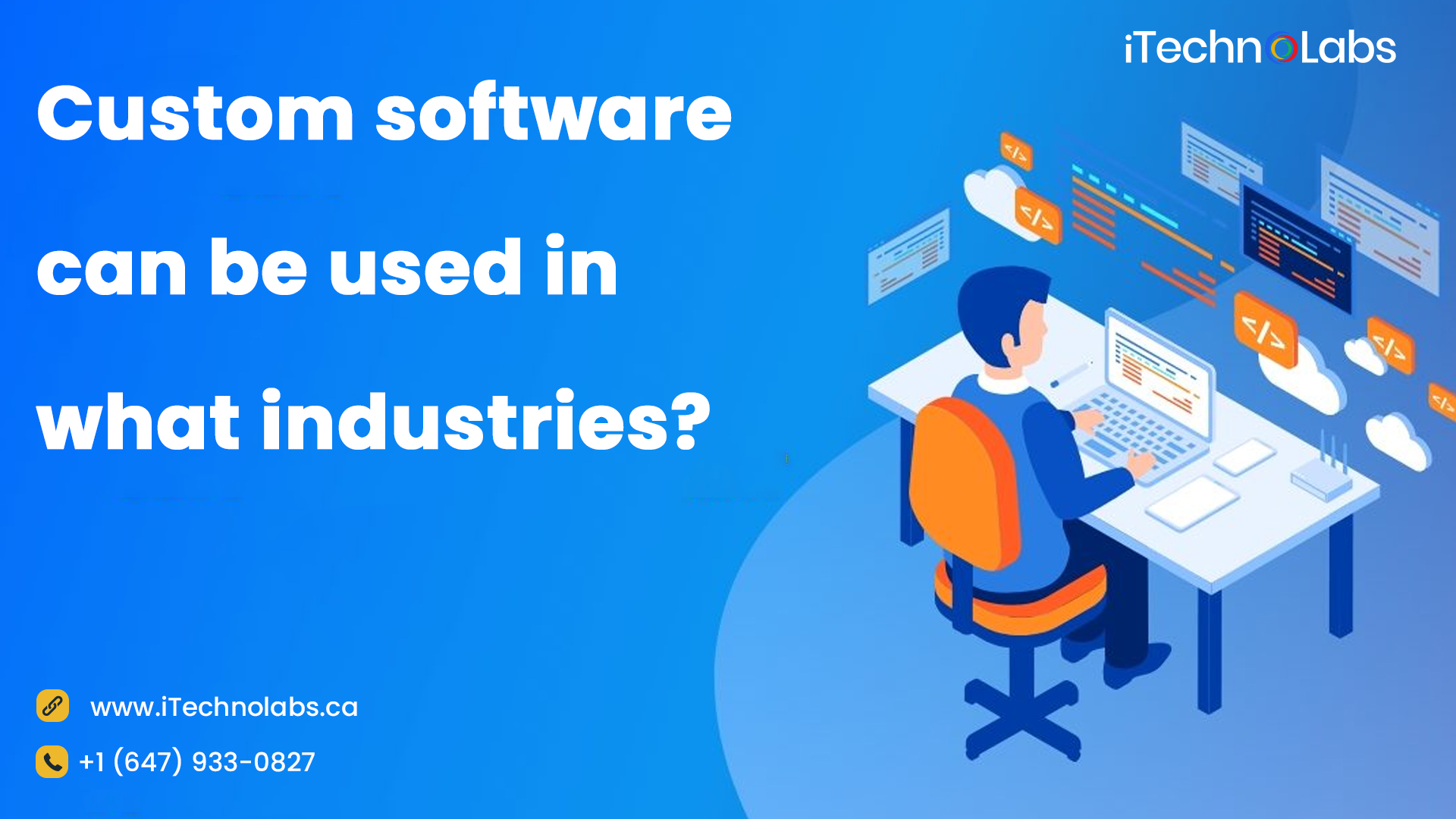 custom software can be used in what industries itechnolabs