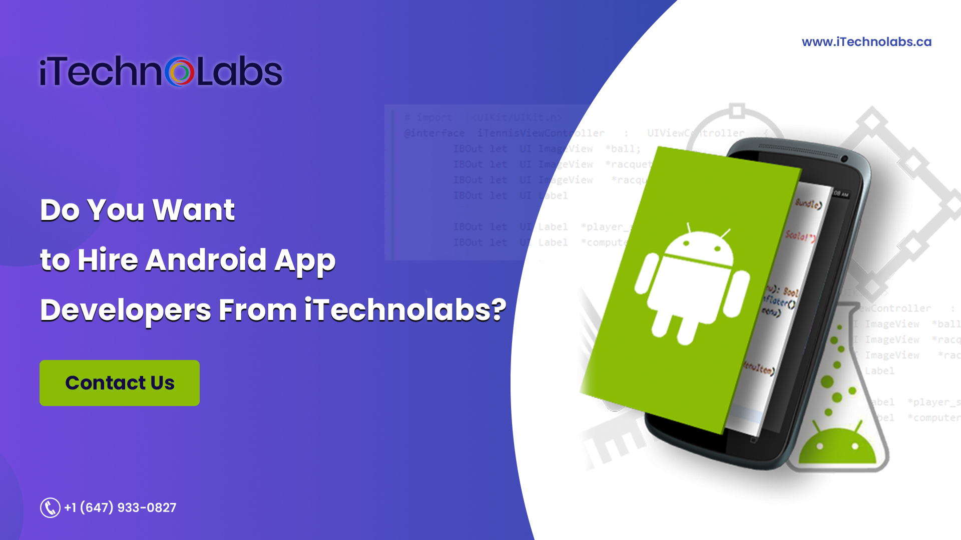 do you want to hire android app developers from itechnolabs