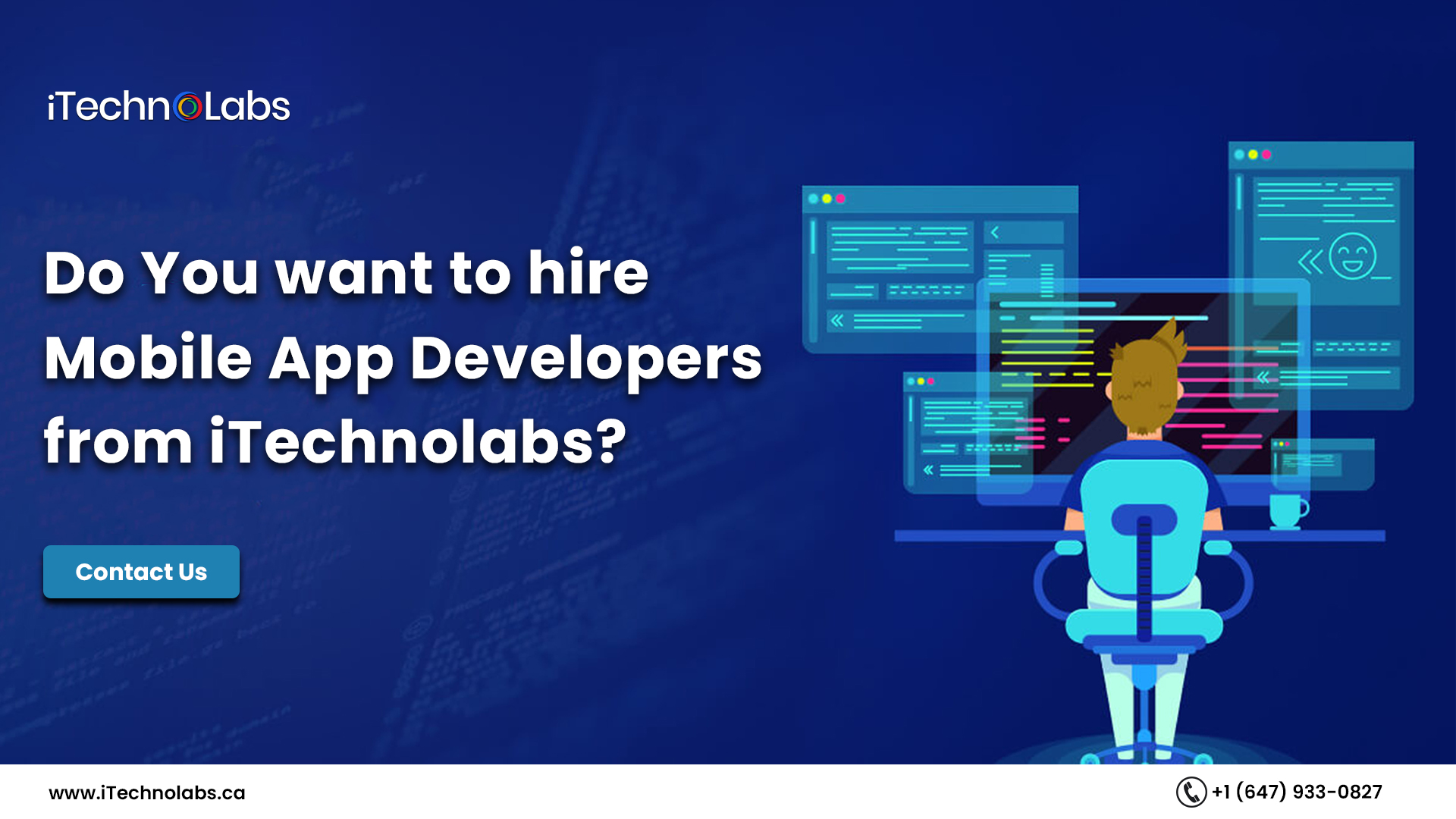 do you want to hire mobile app developers from itechnolabs