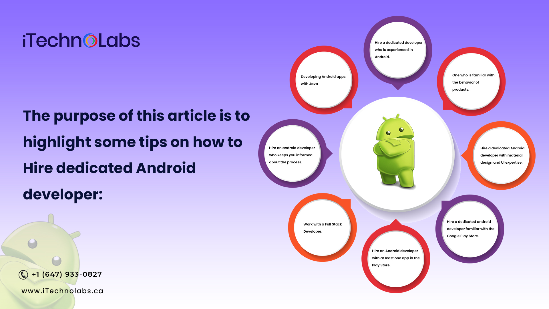 some tips on how to hire dedicated android developer itechnolabs
