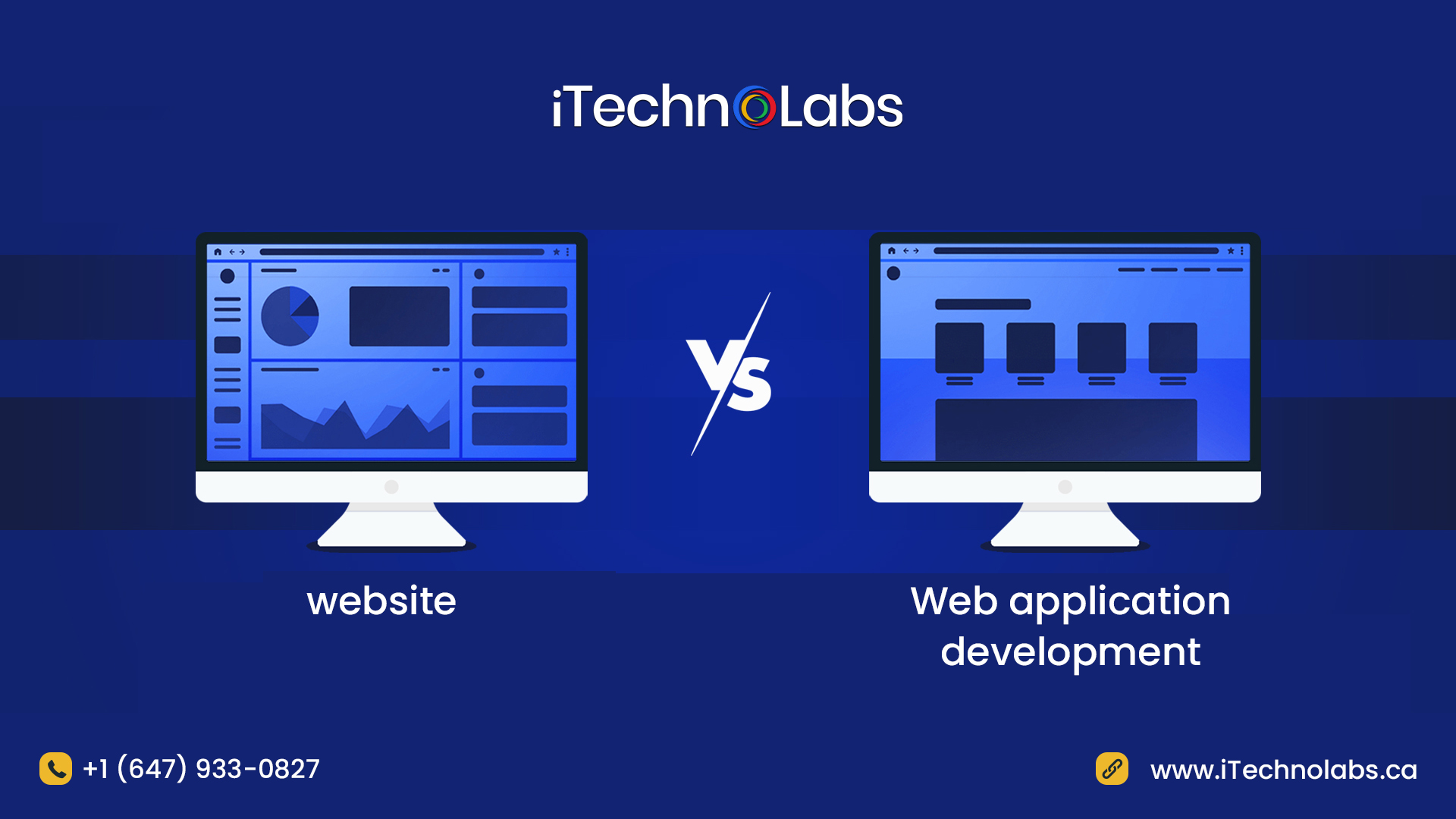 web application development vs website itechnolabs