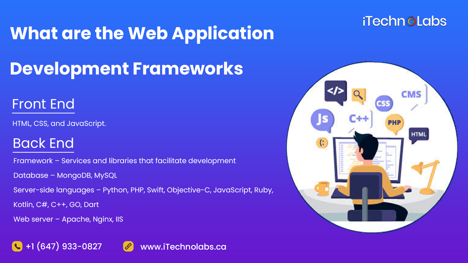 what are the web application development frameworks itechnolabs