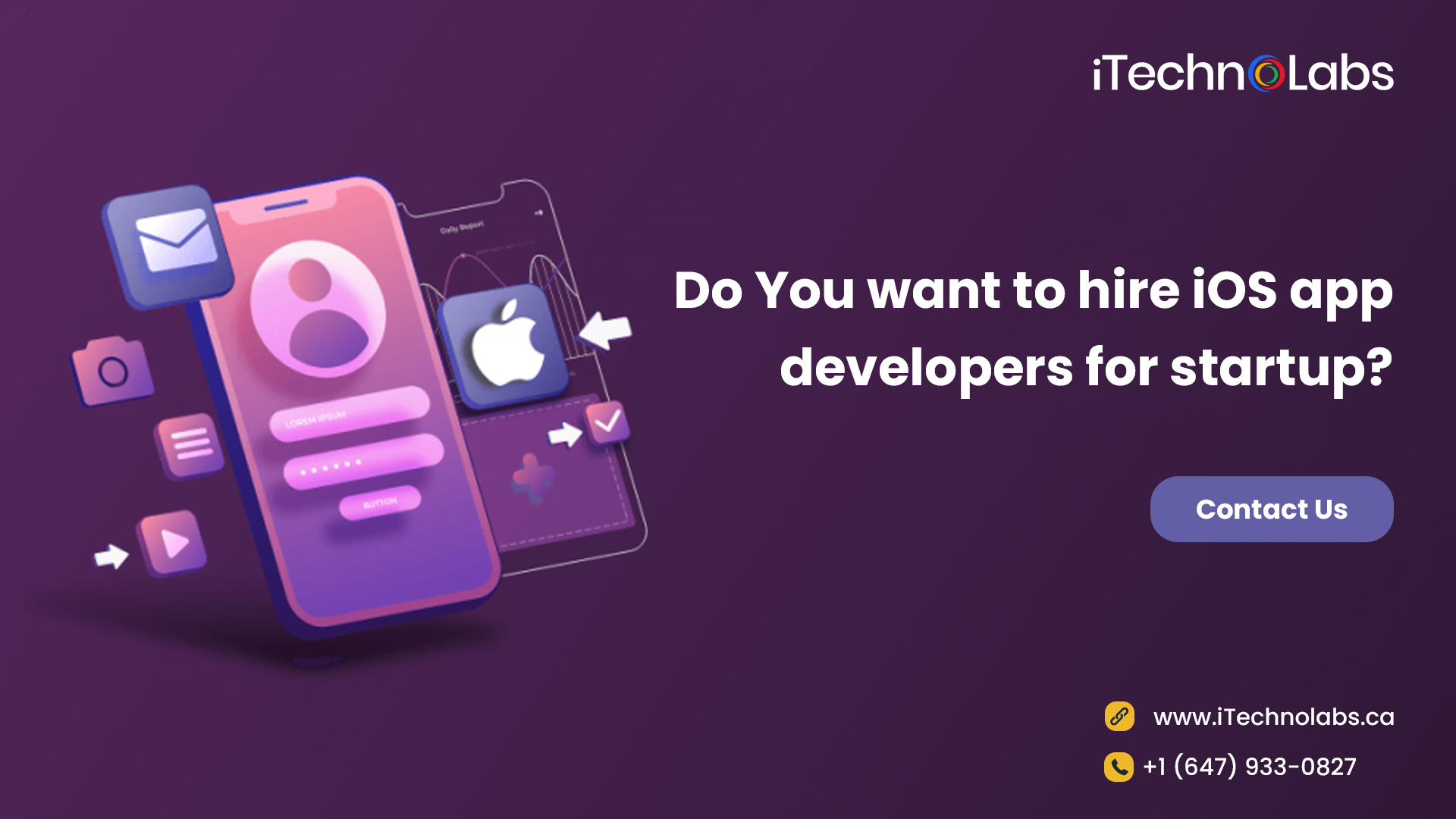 do you want to hire ios app developers for startup itechnolabs
