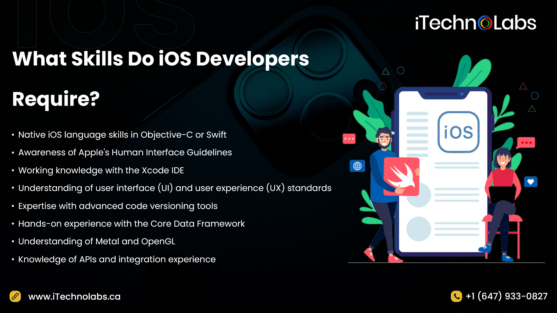 what skills do ios developers require itechnolabs