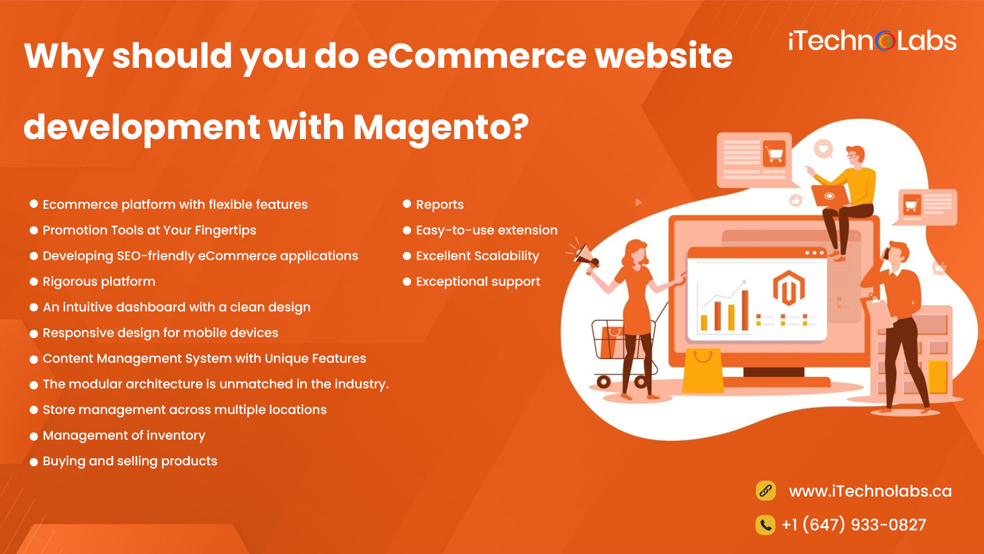 why should you do ecommerce website development with magento itechnolabs