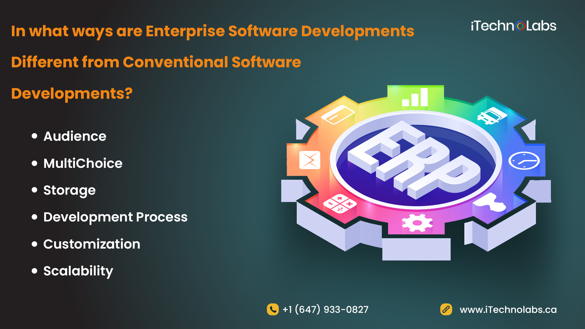 enterprise software developments different from conventional software developments itechnolabs