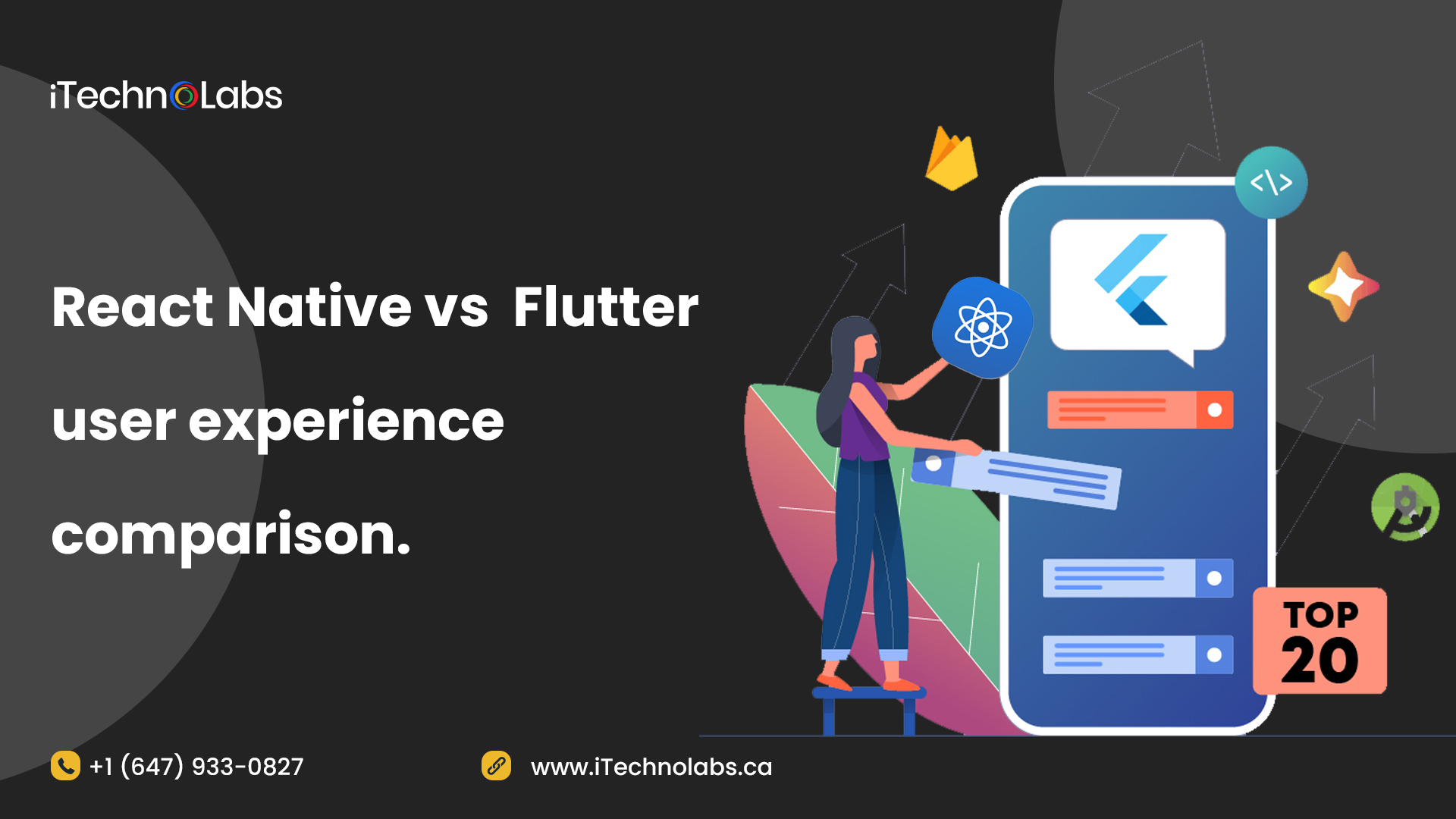 react native vs flutter user experience comparison itechnolabs