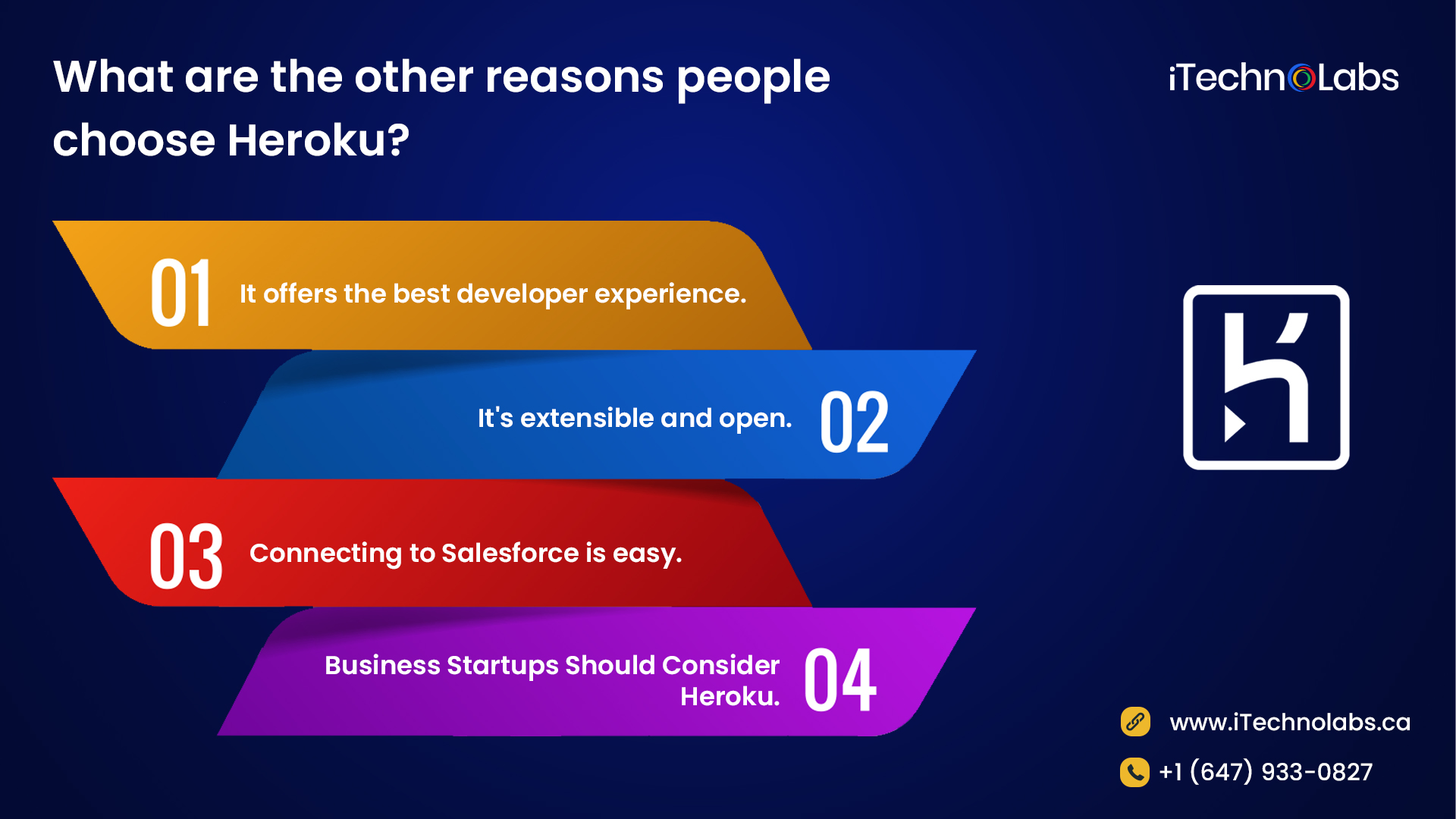 what are the other reasons people choose heroku itechnolabs