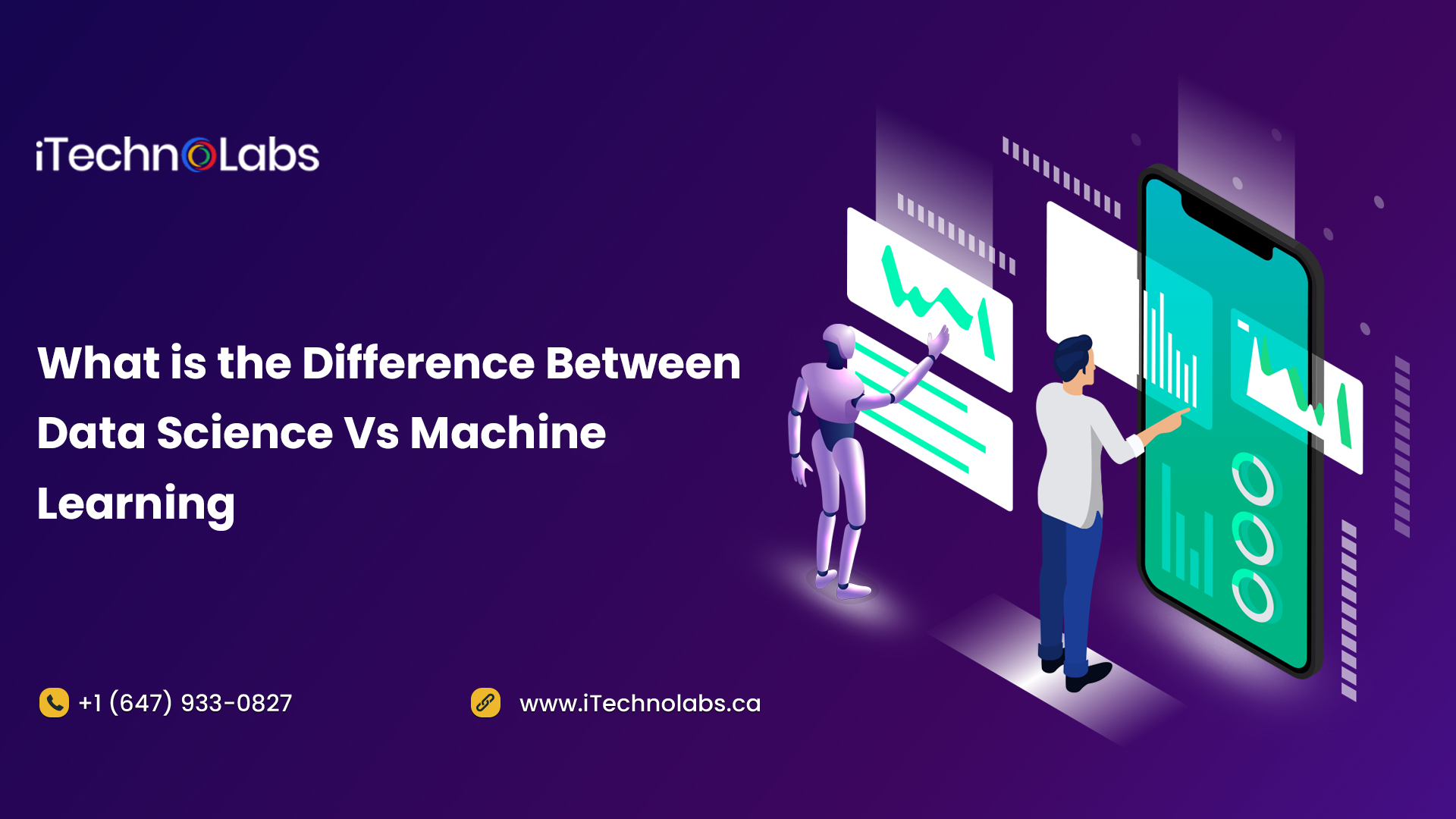 what is the difference between data science vs machine learning itechnolabs