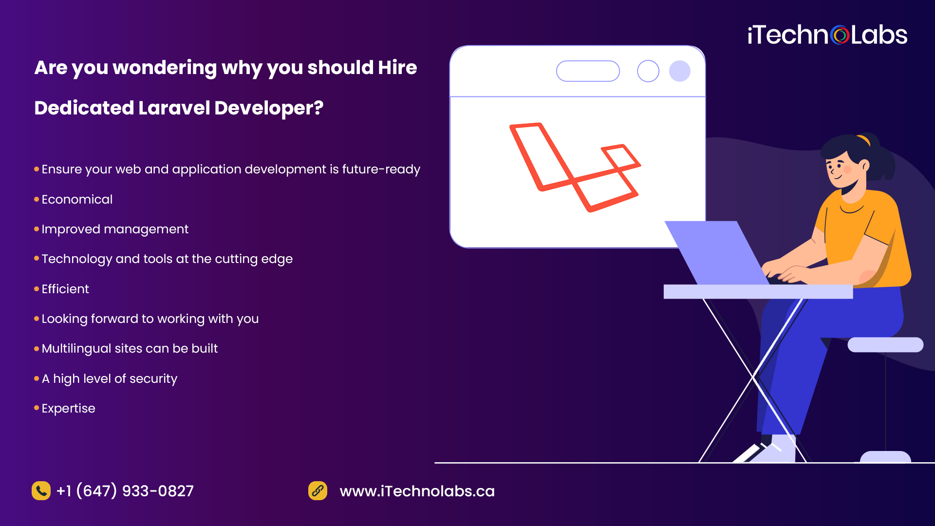 are you wondering why you should hire dedicated laravel developer itechnolabs