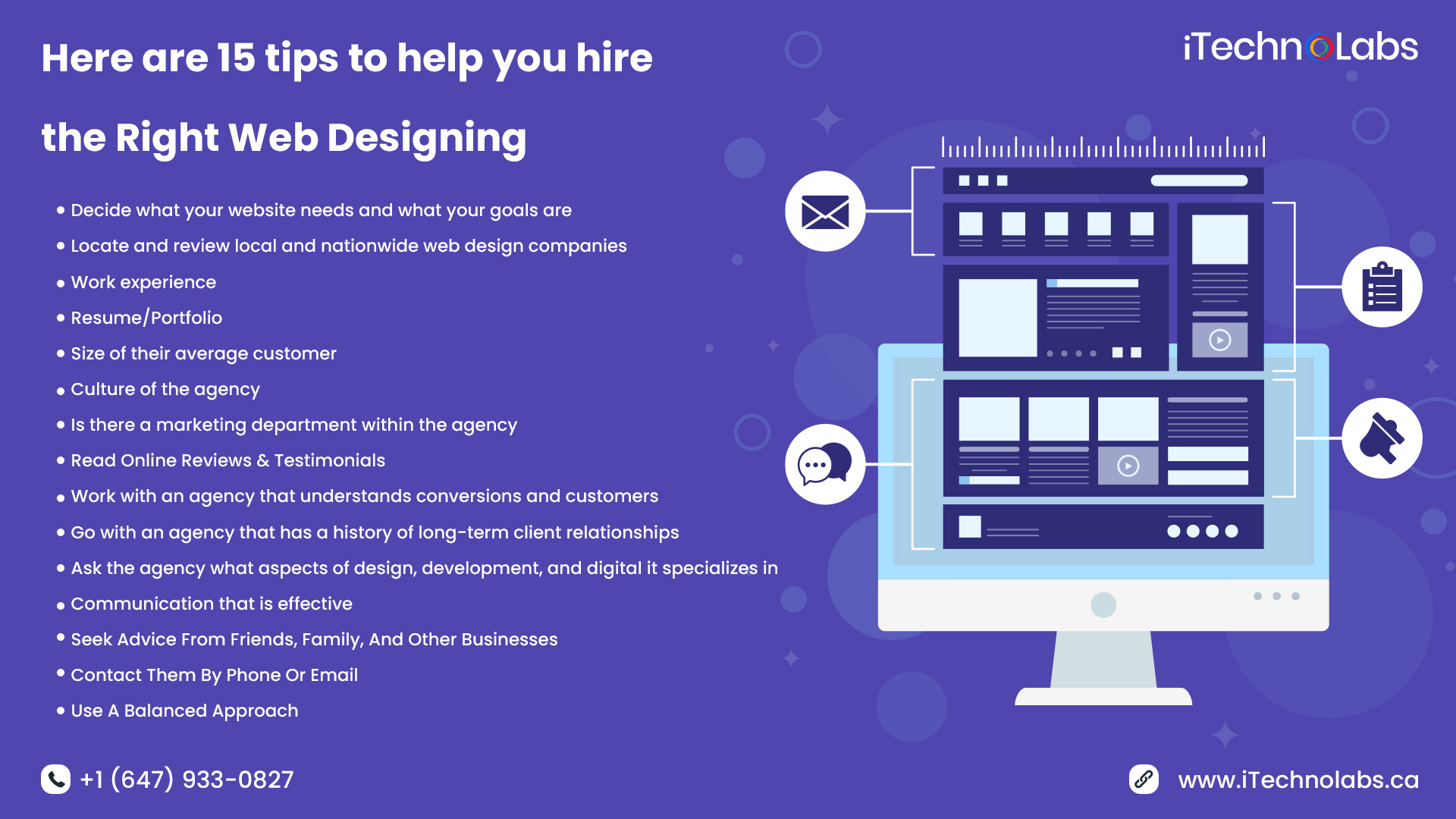 15 tips to help you hire the Right Web Designing Agency itechnolabs