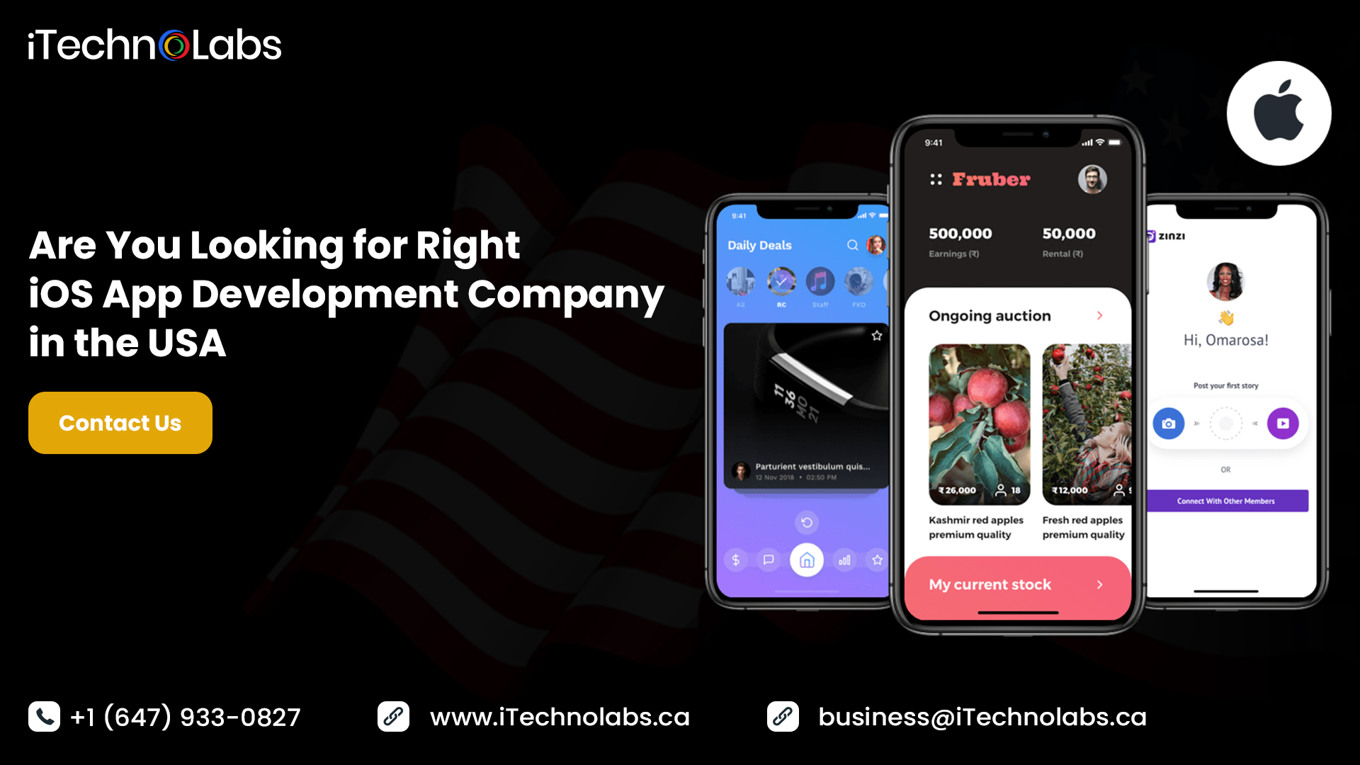 are you looking for right ios app development company in the usa itechnolabs