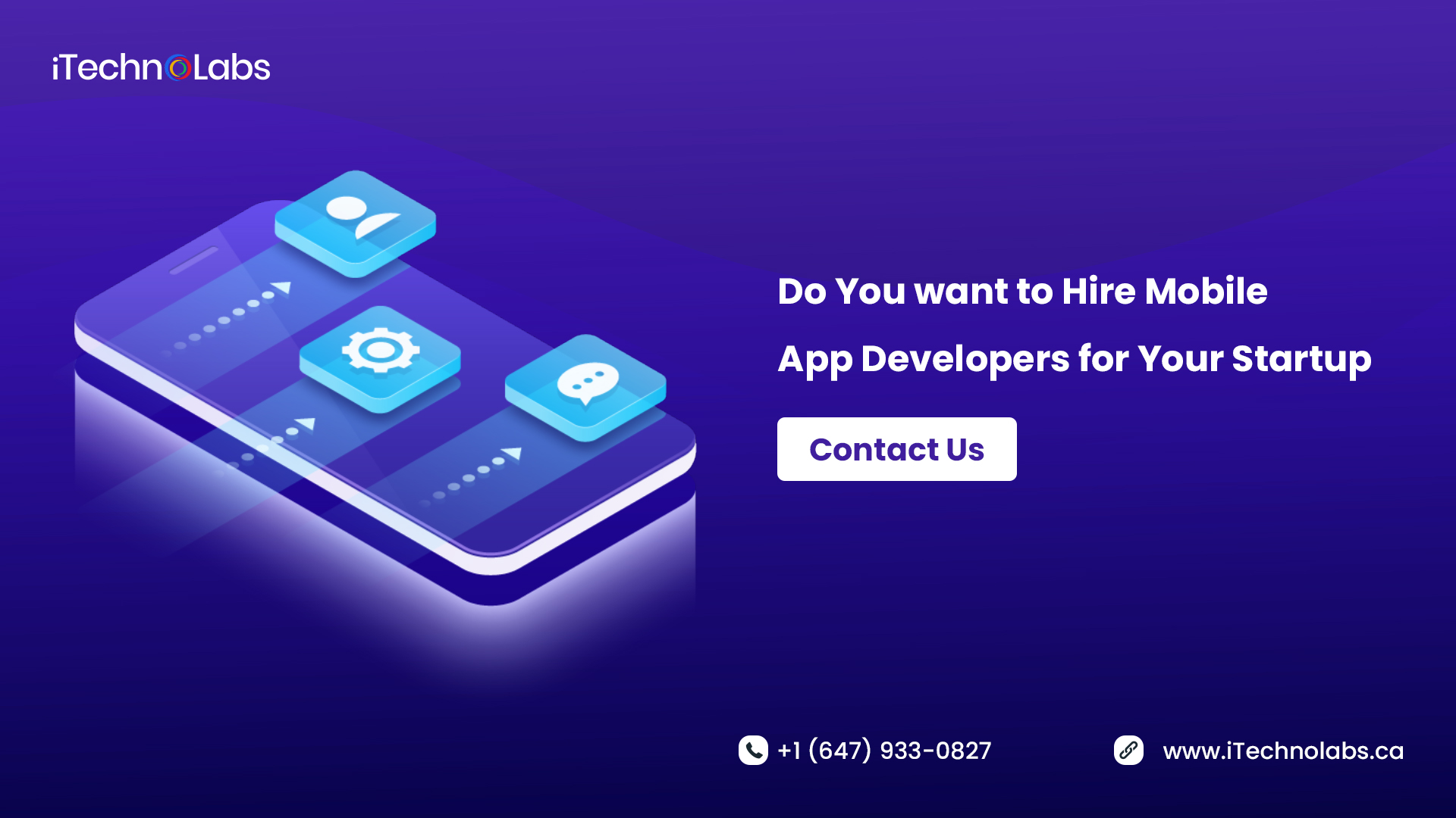do you want to hire mobile app developers for your startup itechnolabs