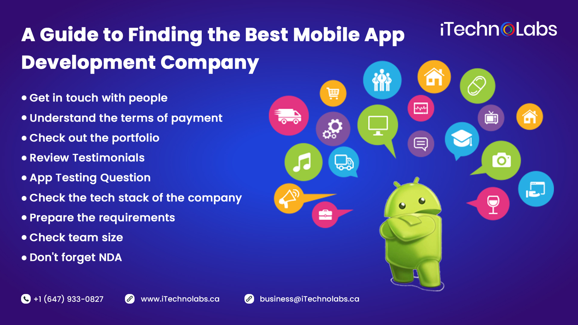 guide to finding the best mobile app development company itechnolabs
