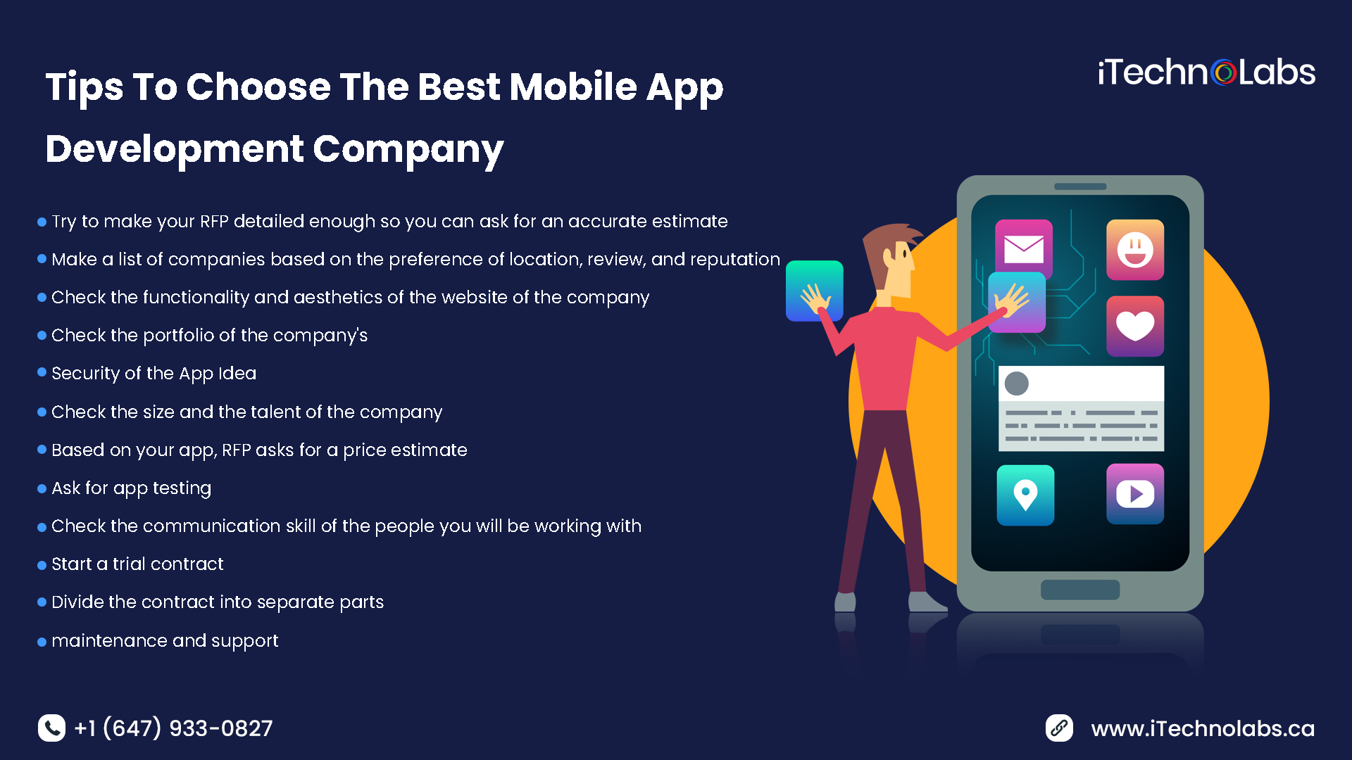 tips to choose the best mobile app development company itechnolabs
