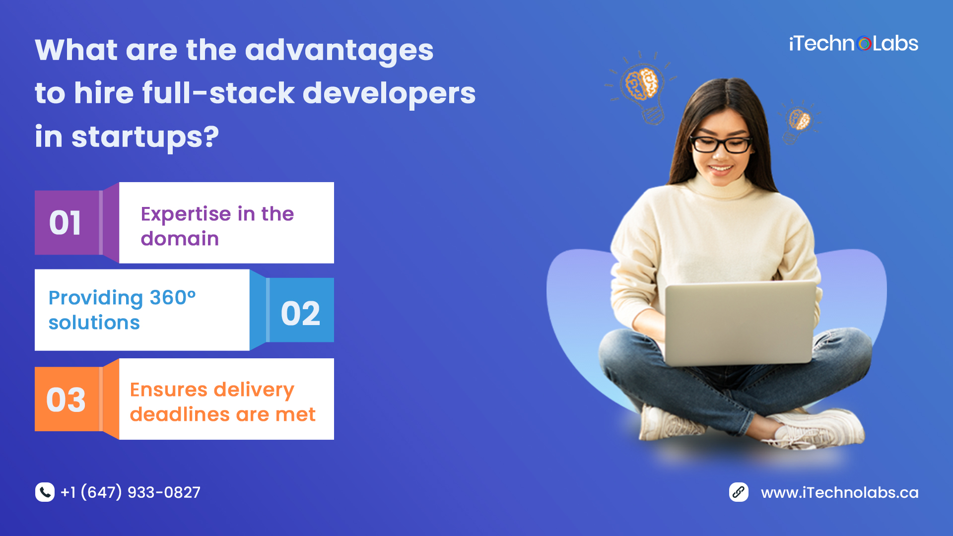 what are the advantages to hire full-stack developers in startups itechnolabs