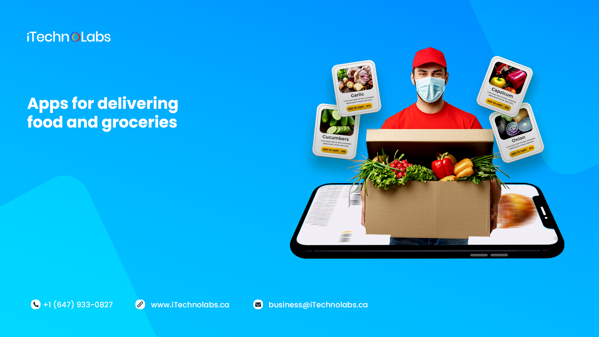 apps for delivering food and groceries itechnolabs
