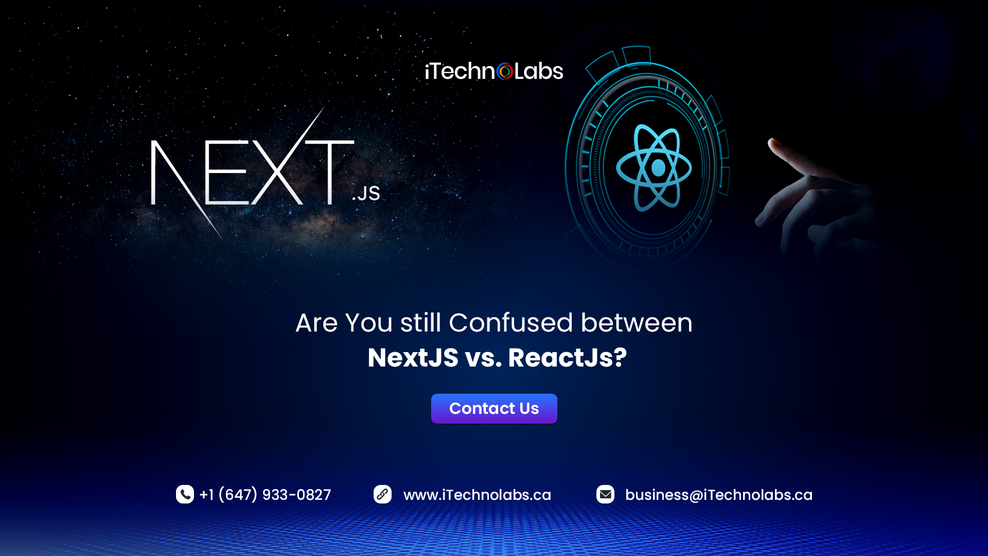 are you still confused between nextjs vs reactjs itechnolabs