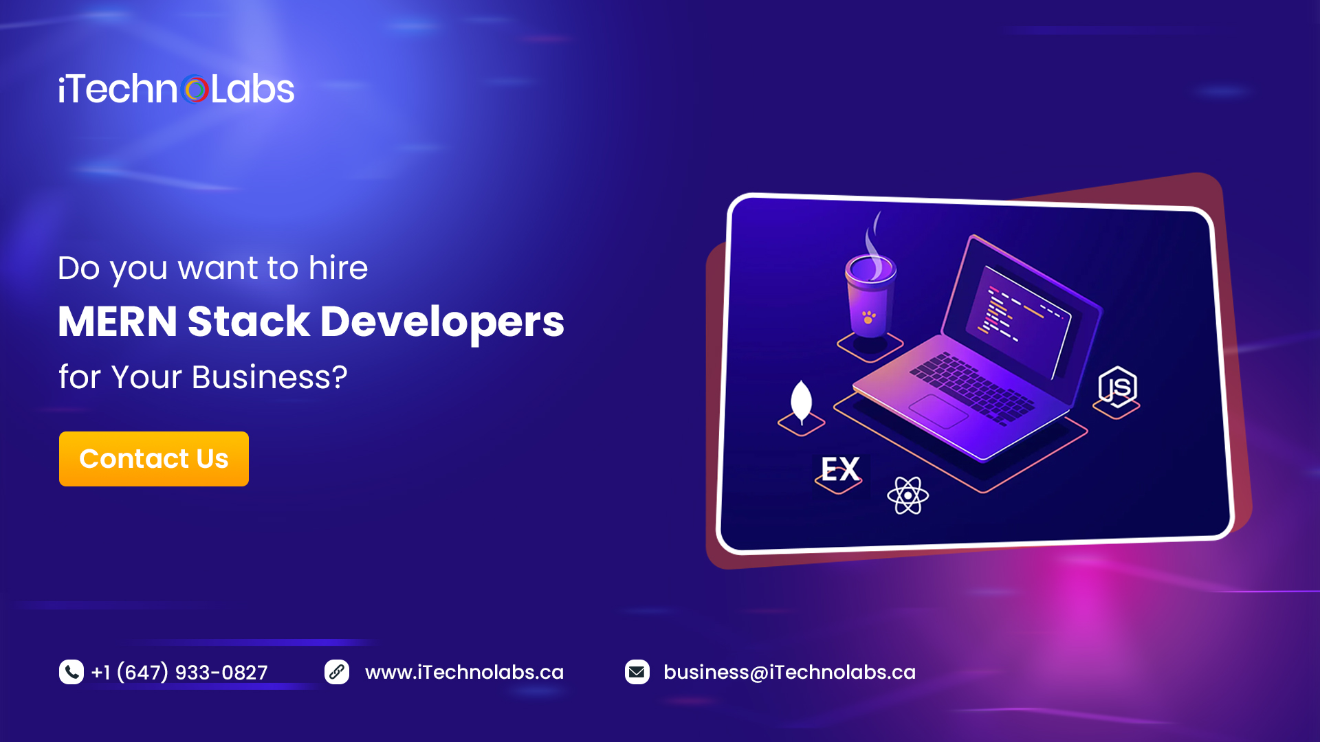 do you want to hire mern stack developers for your business itechnolabs