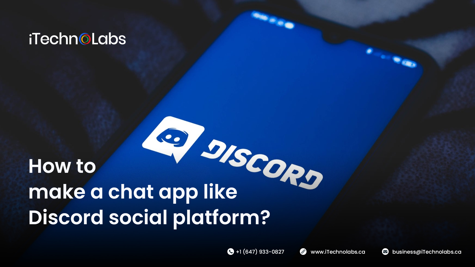 how to make a chat app like discord social platform itechnolabs