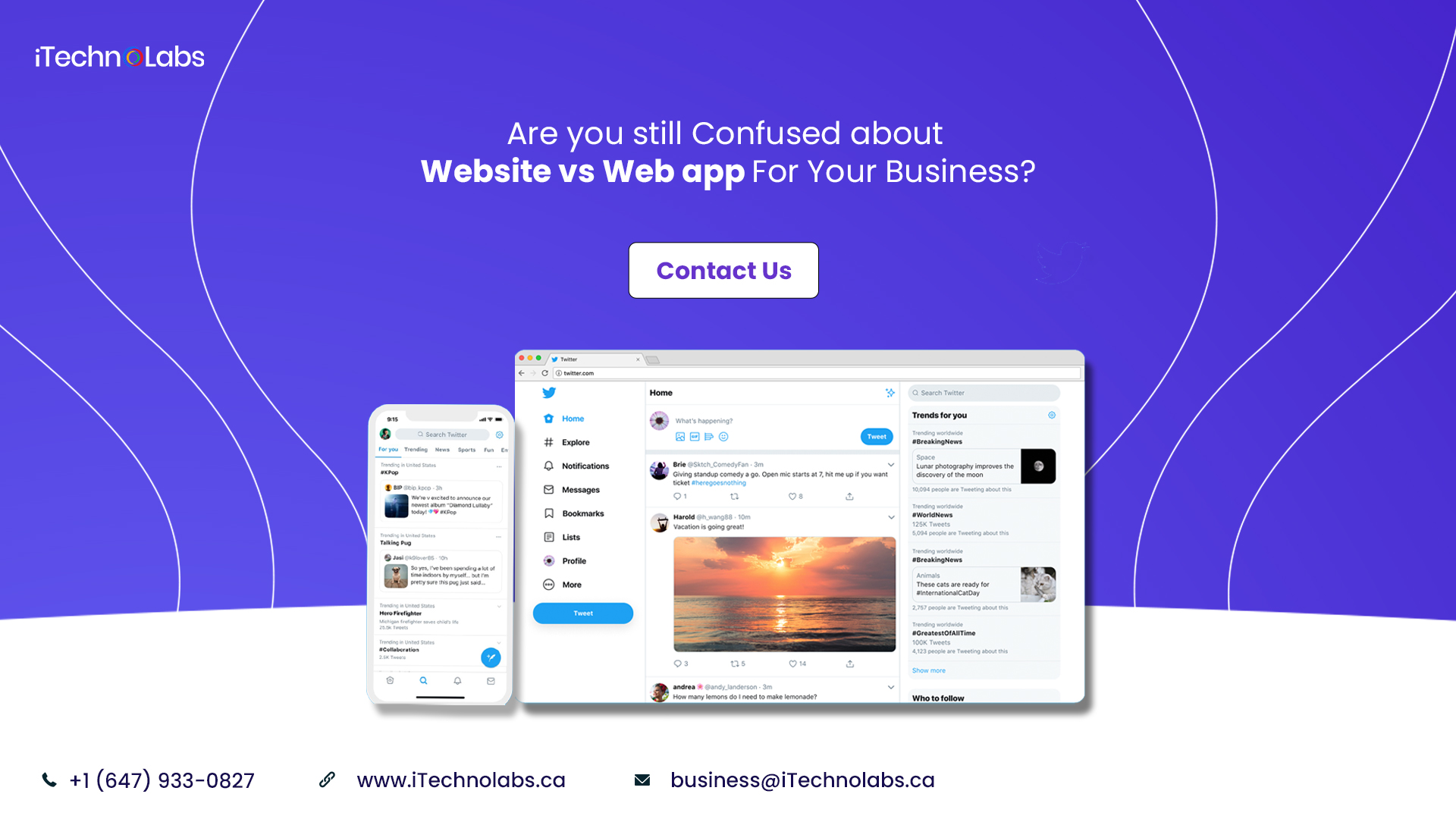 are you still confused about website vs web app for your business itechnolabs