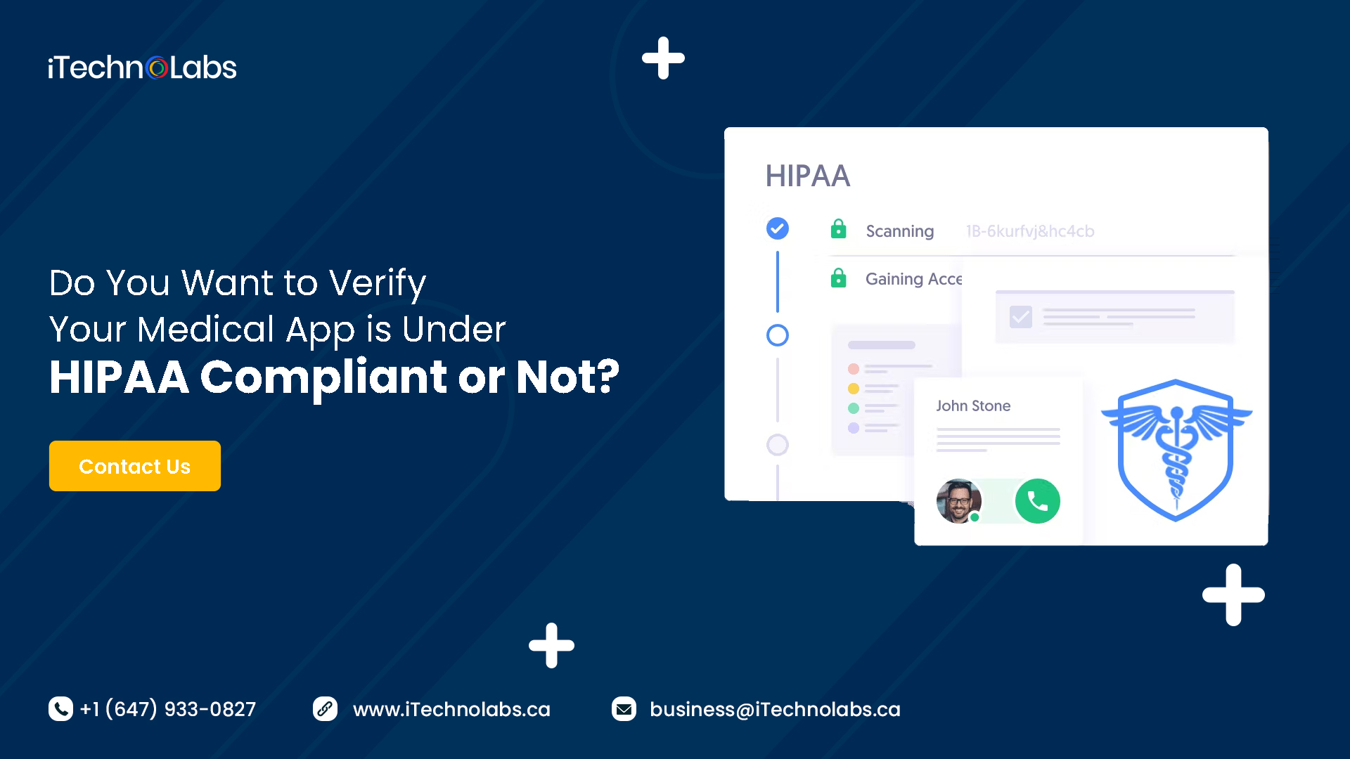 do you want to verify your medical app is under hipaa compliant or not itechnolabs