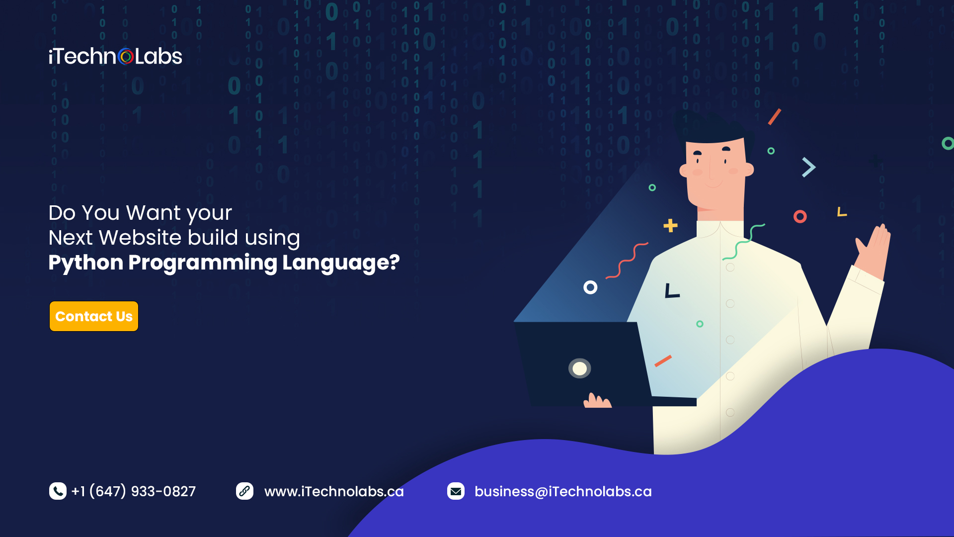 do you want your next website build using python programming language itechnolabs