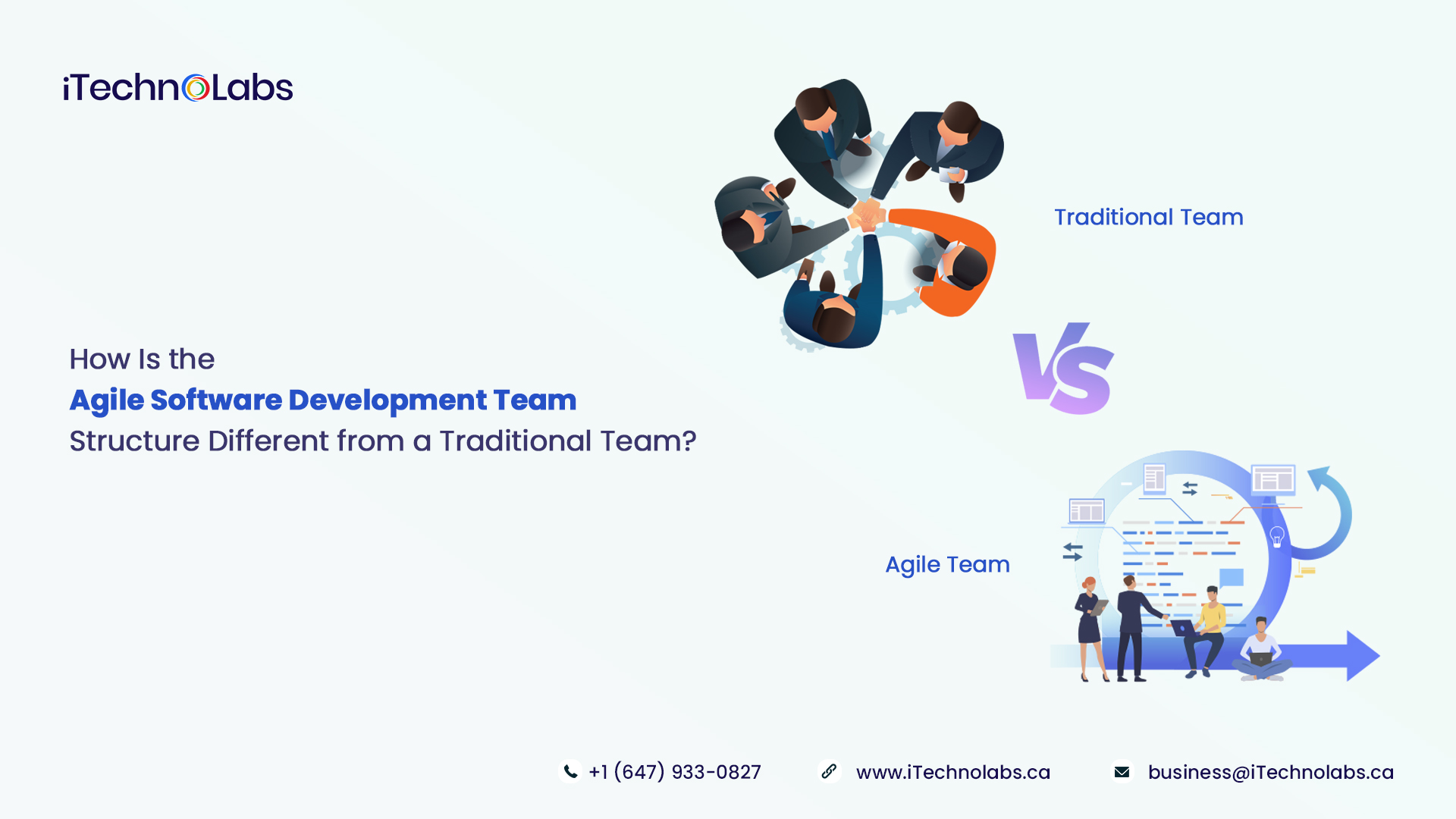 how is the agile software development team structure different from a traditional team itechnolabs
