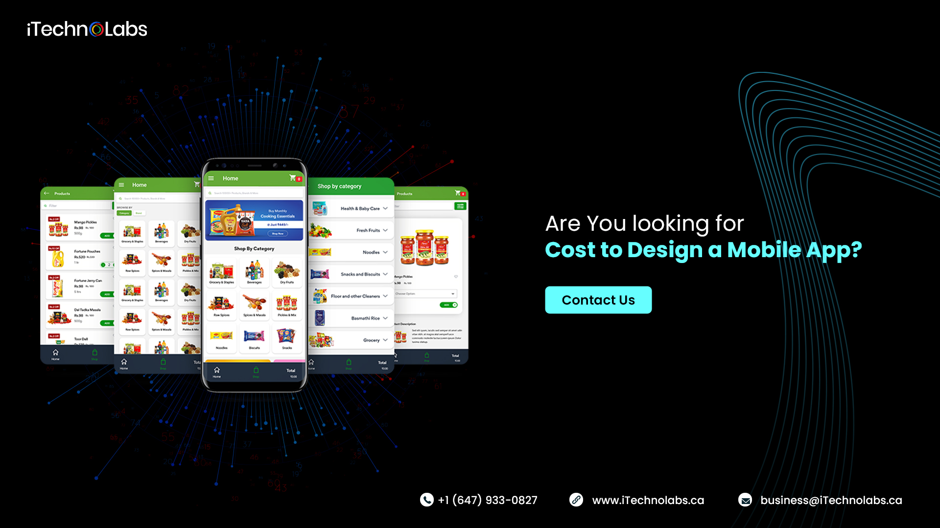 are you looking for cost to design a mobile app itechnolabs