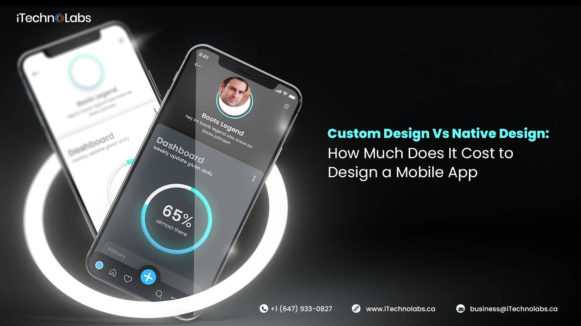custom design vs native design how much does it cost to design a mobile app itechnolabs