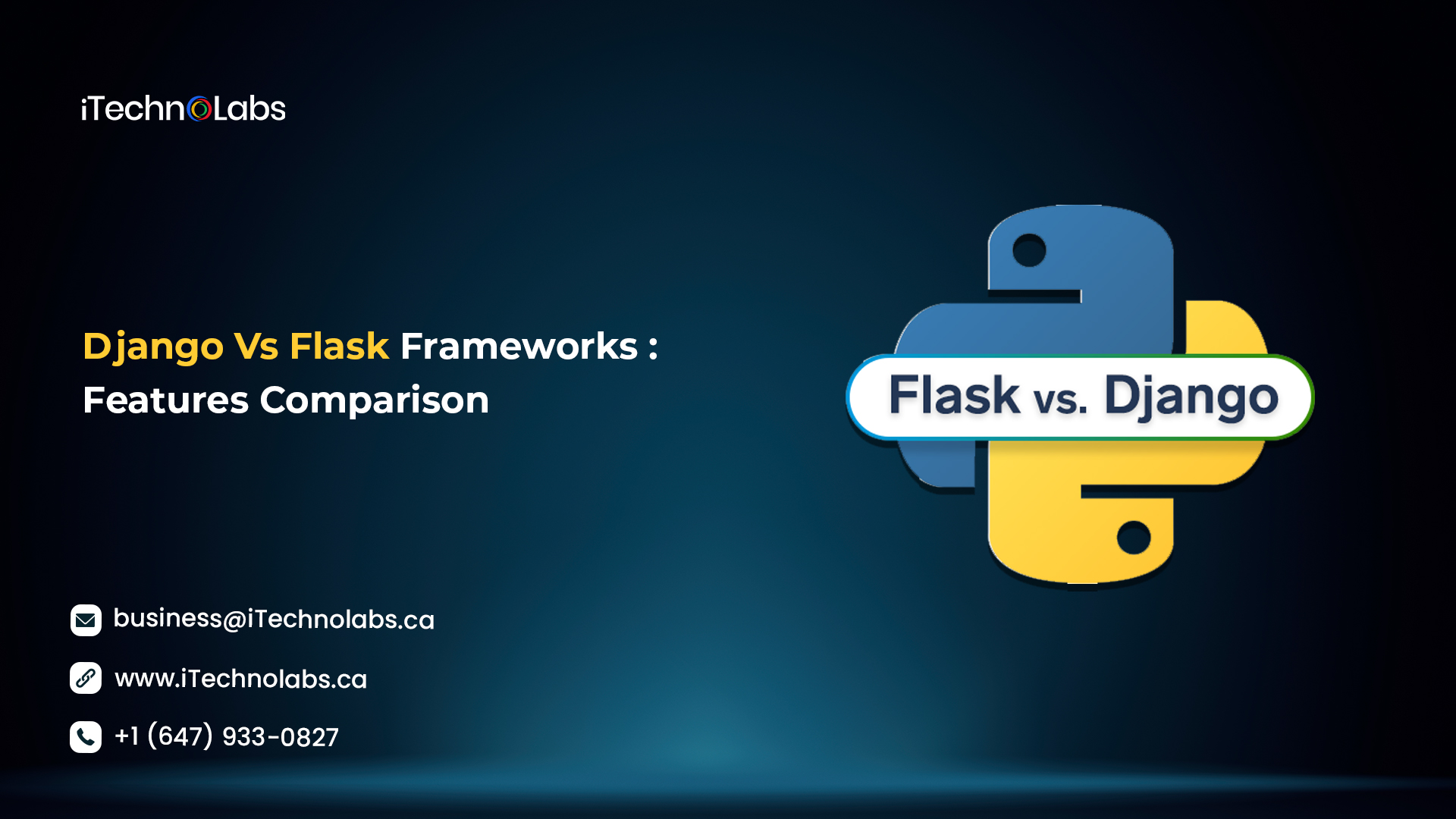 django vs flask frameworks features comparison itechnolabs