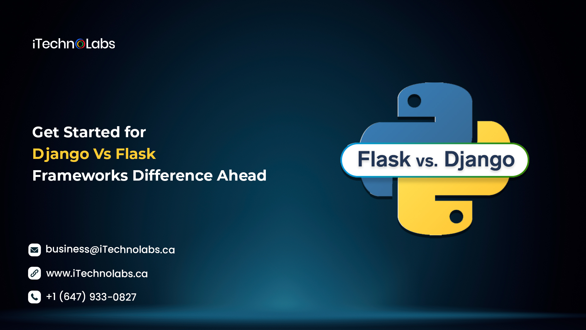get started for django vs flask frameworks difference ahead itechnolabs