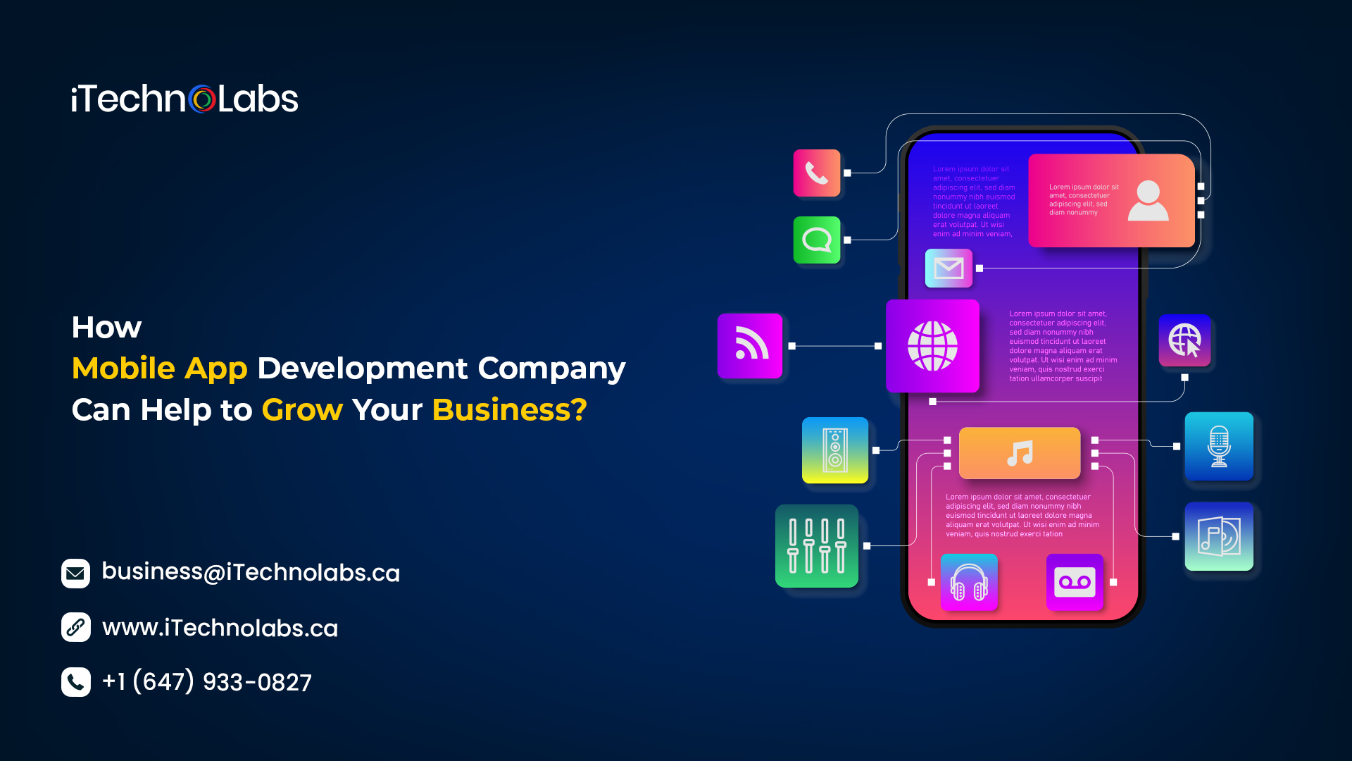 how mobile app development company can help to grow your business itechnolabs