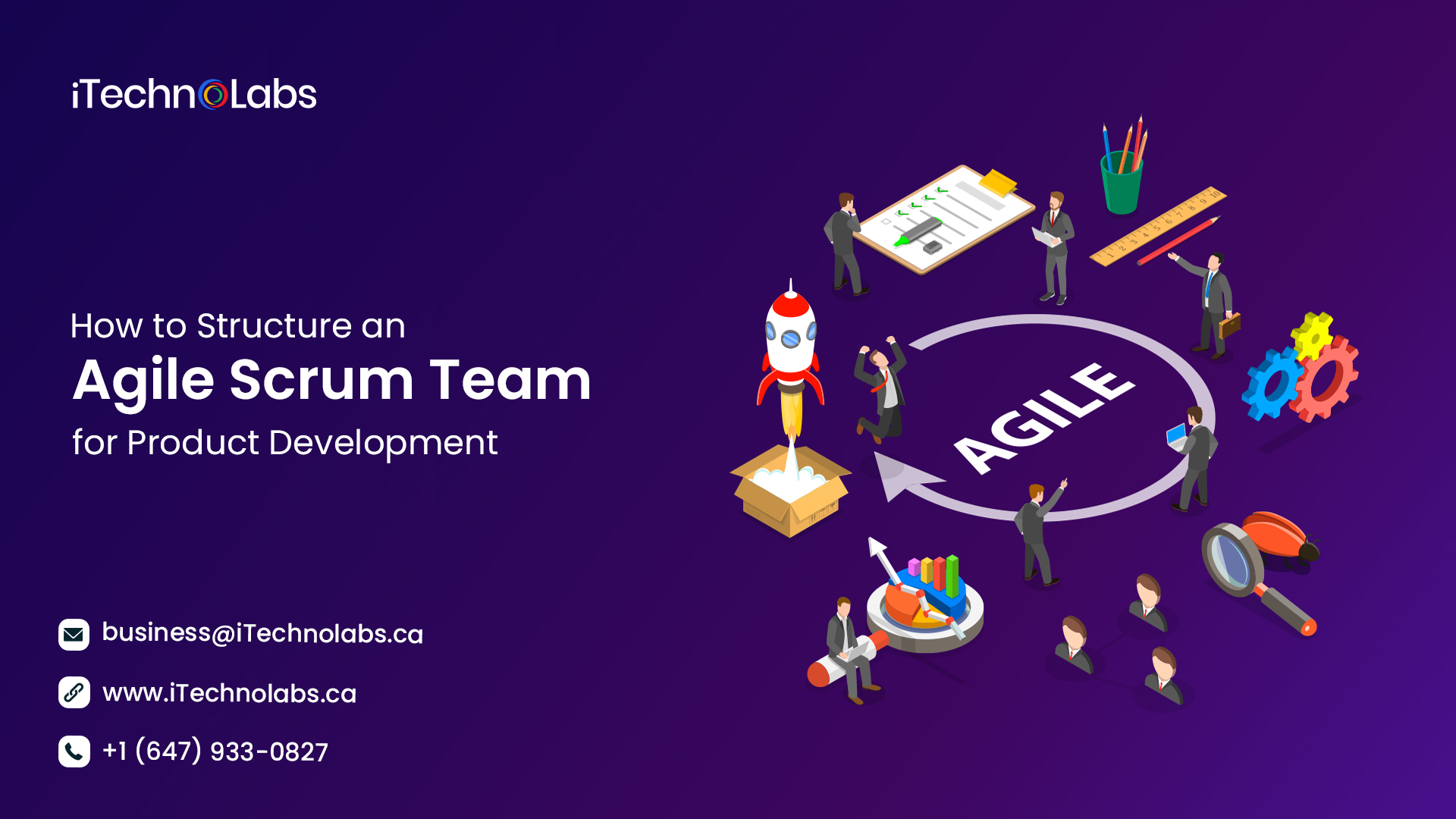 how to structure an agile scrum team for product development itechnolabs