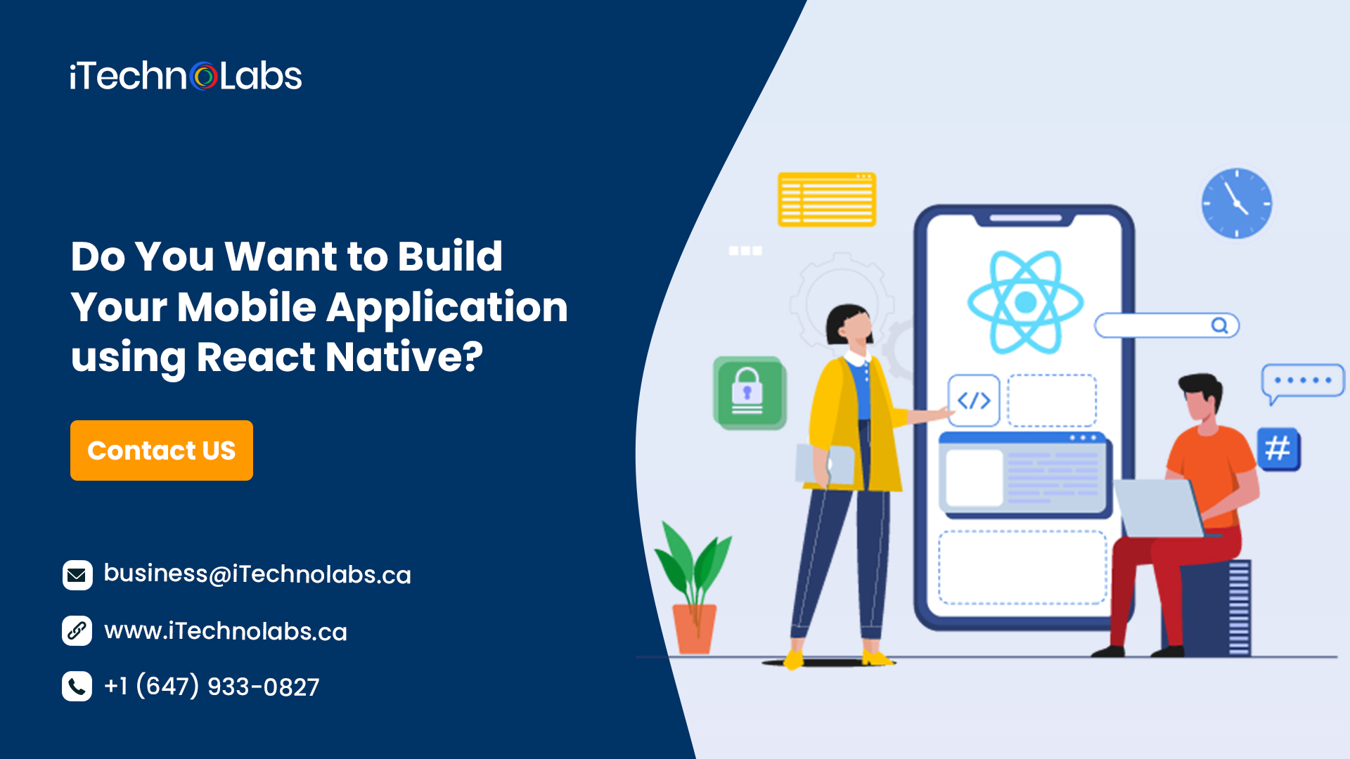 do you want to build your mobile application using react native itechnolabs
