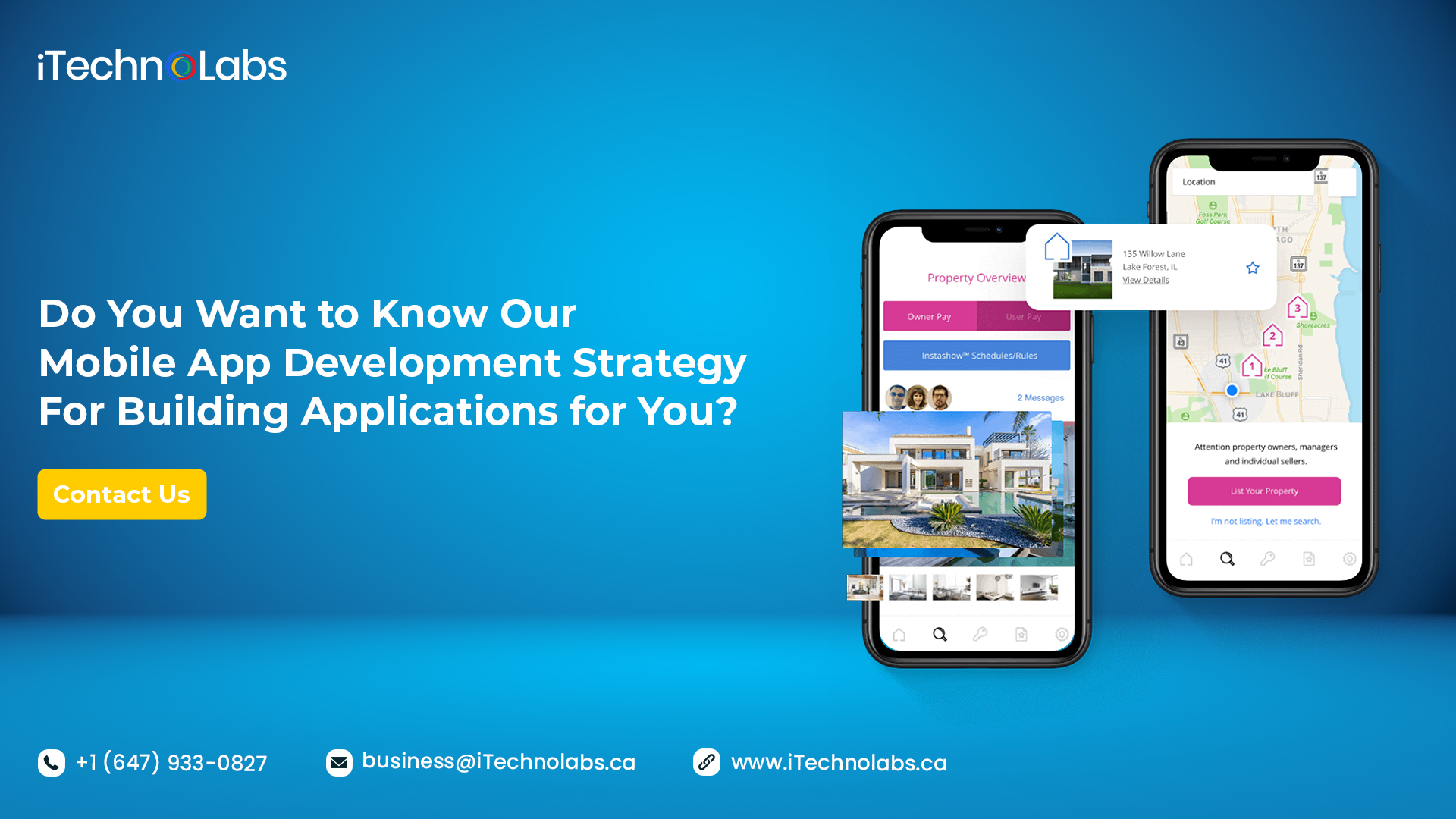 do you want to know our mobile app development strategy for building applications for you itechnolabs