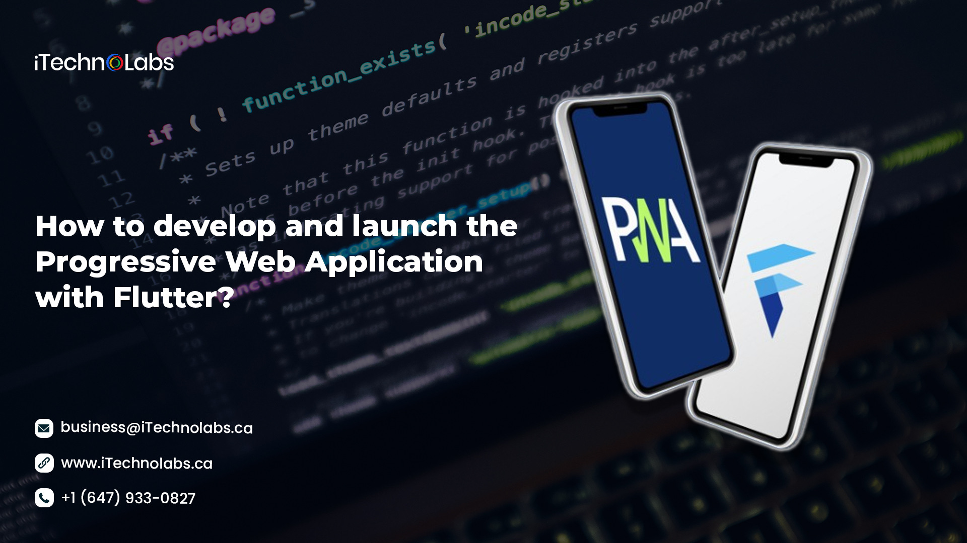 how to develop and launch the progressive web application with flutter itechnolabs