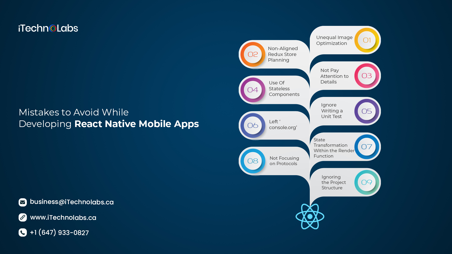 mistakes to avoid while developing react native mobile apps itechnolabs