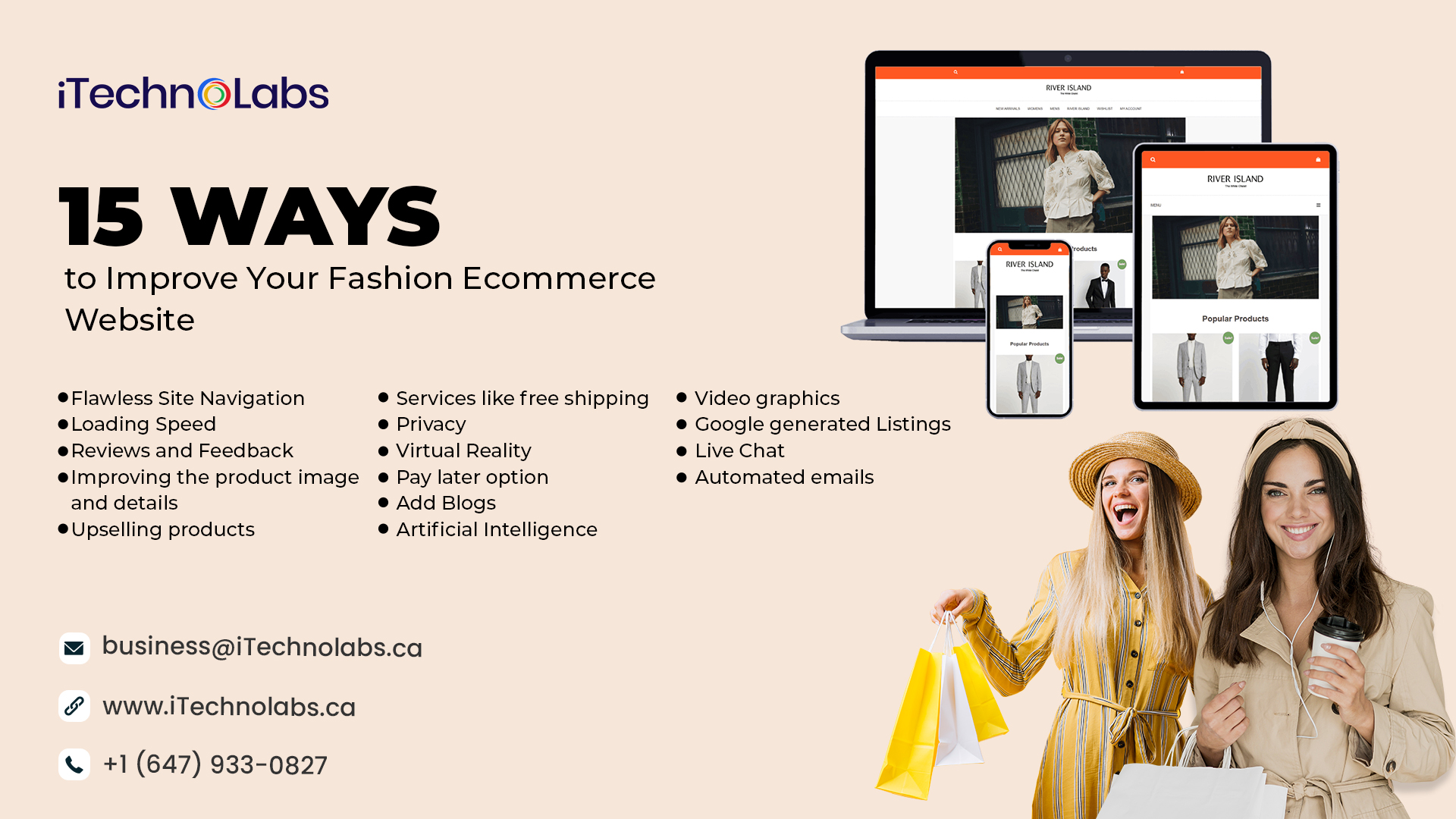 15 ways to improve your fashion ecommerce website